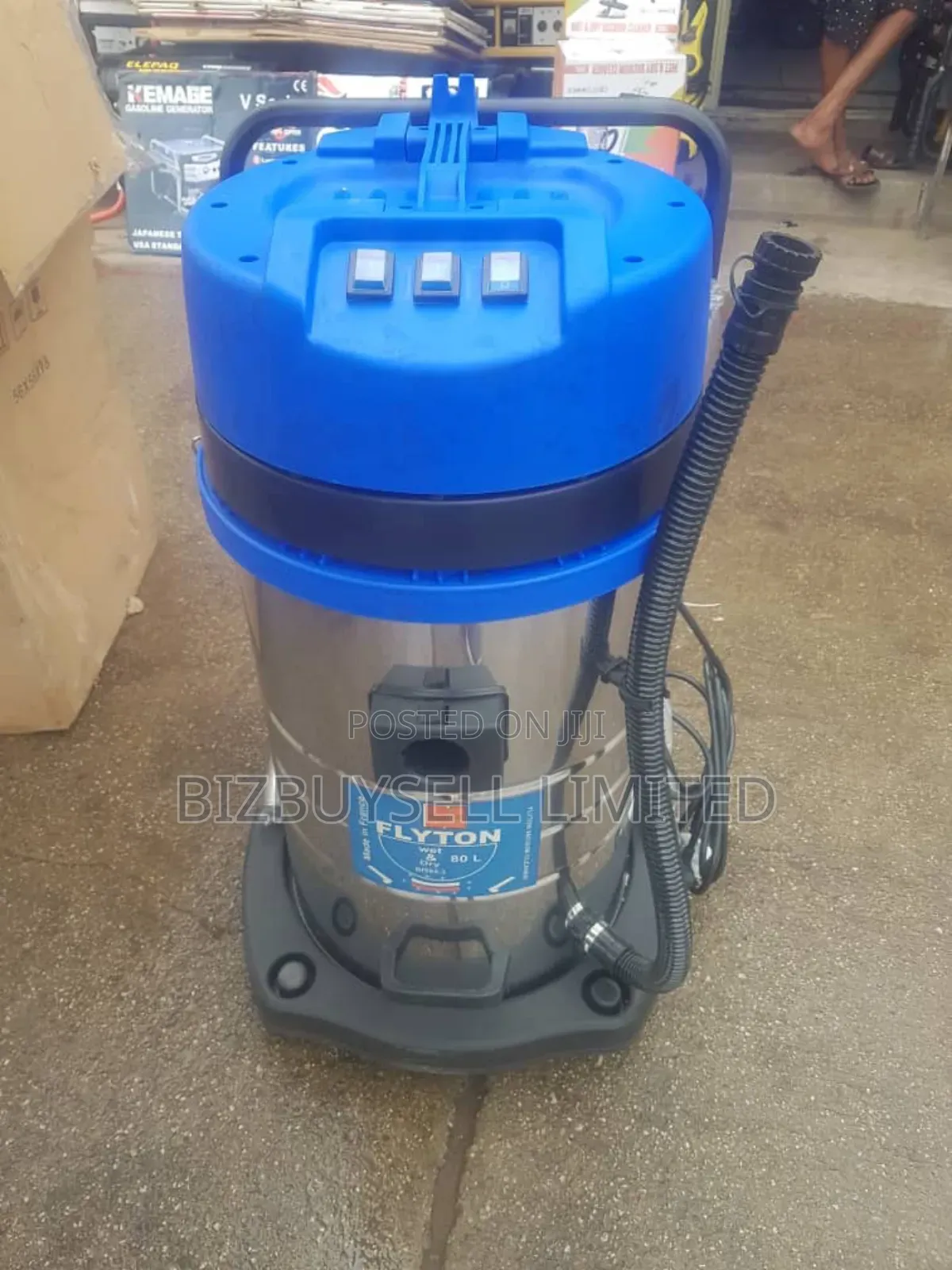 3in1 80l Flyton Industrial Vacuum Cleaner.