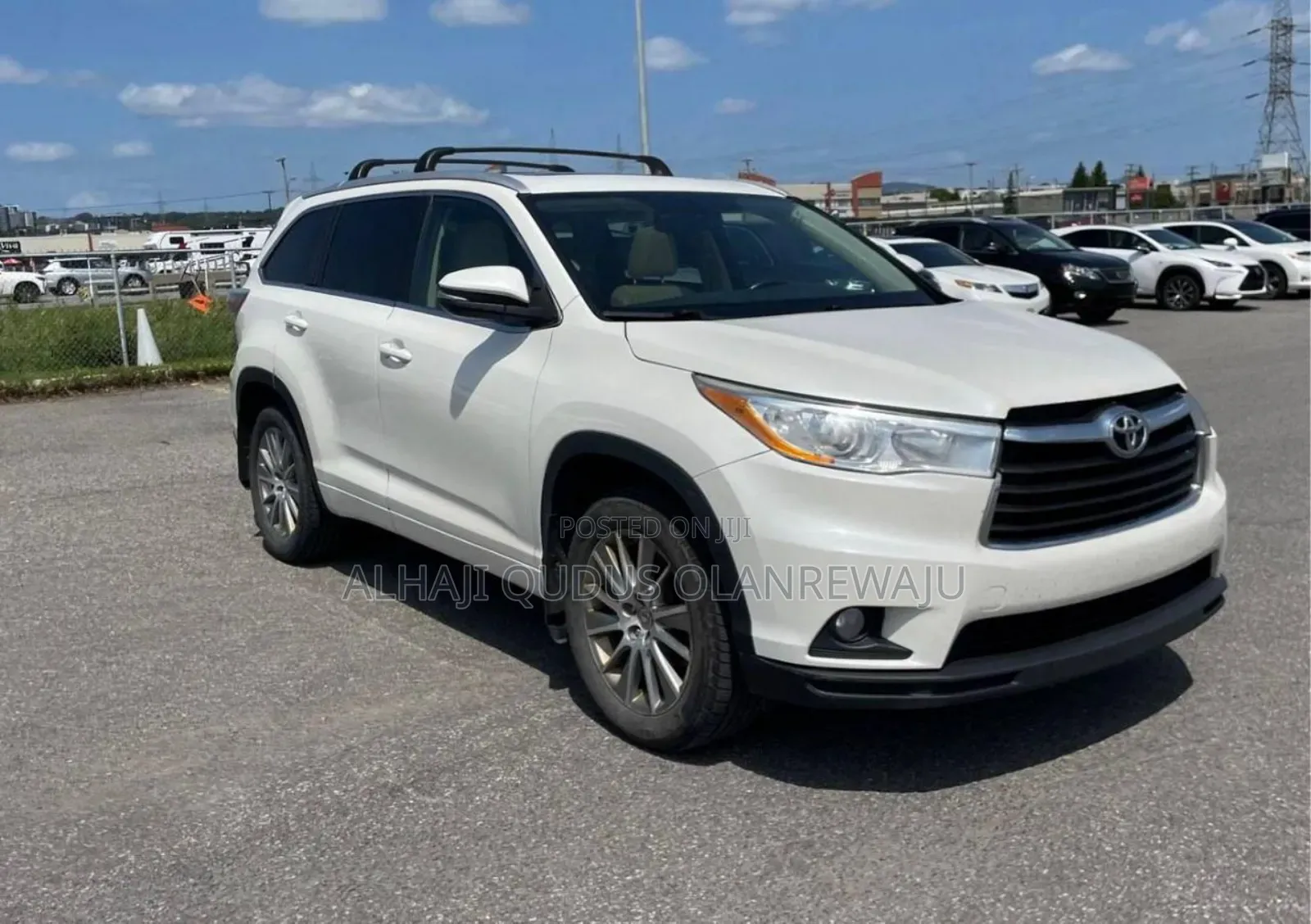 Toyota Highlander LE Plus V6 4x2 (3.5L 6cyl 6A) 2016 White