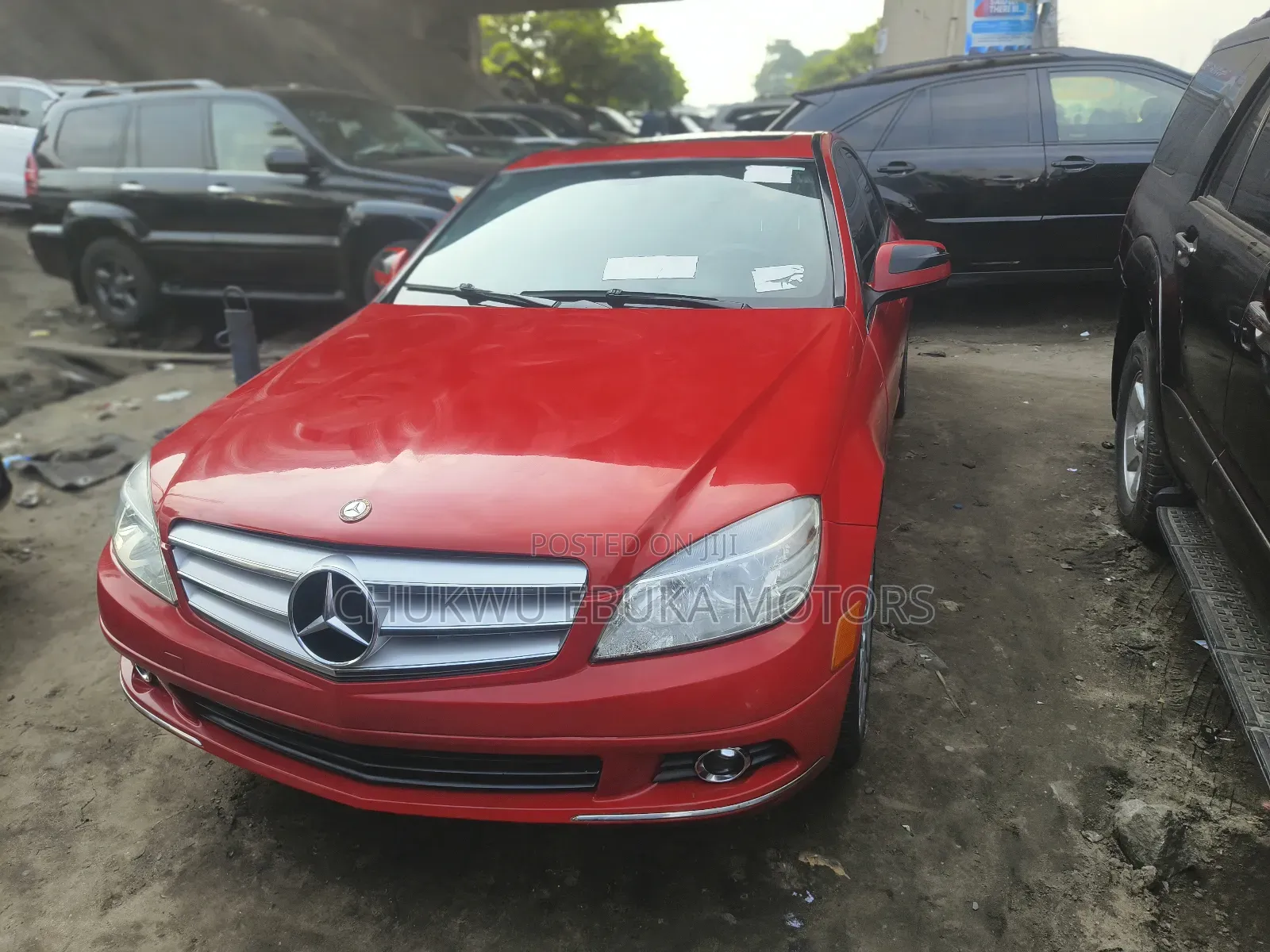 Mercedes-Benz C300 Luxury Sedan AWD (3.0L 6cyl 7A) 2008 Red