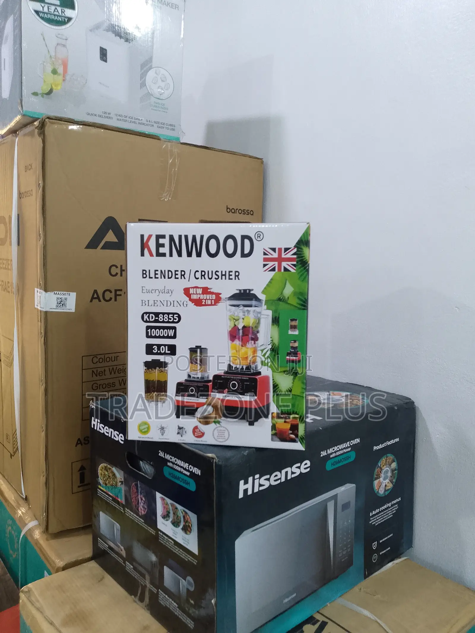 Kenwood 3l Blender "Ice? Nuts? Roots? Crush Them All in Seconds."