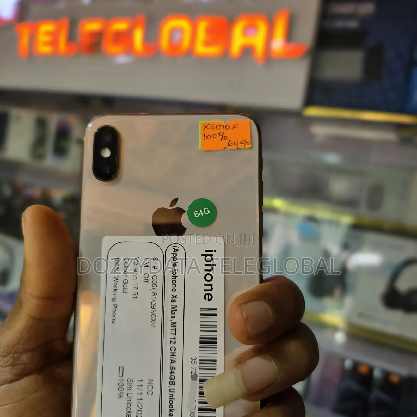 Apple iPhone XS Max 64 GB Gold