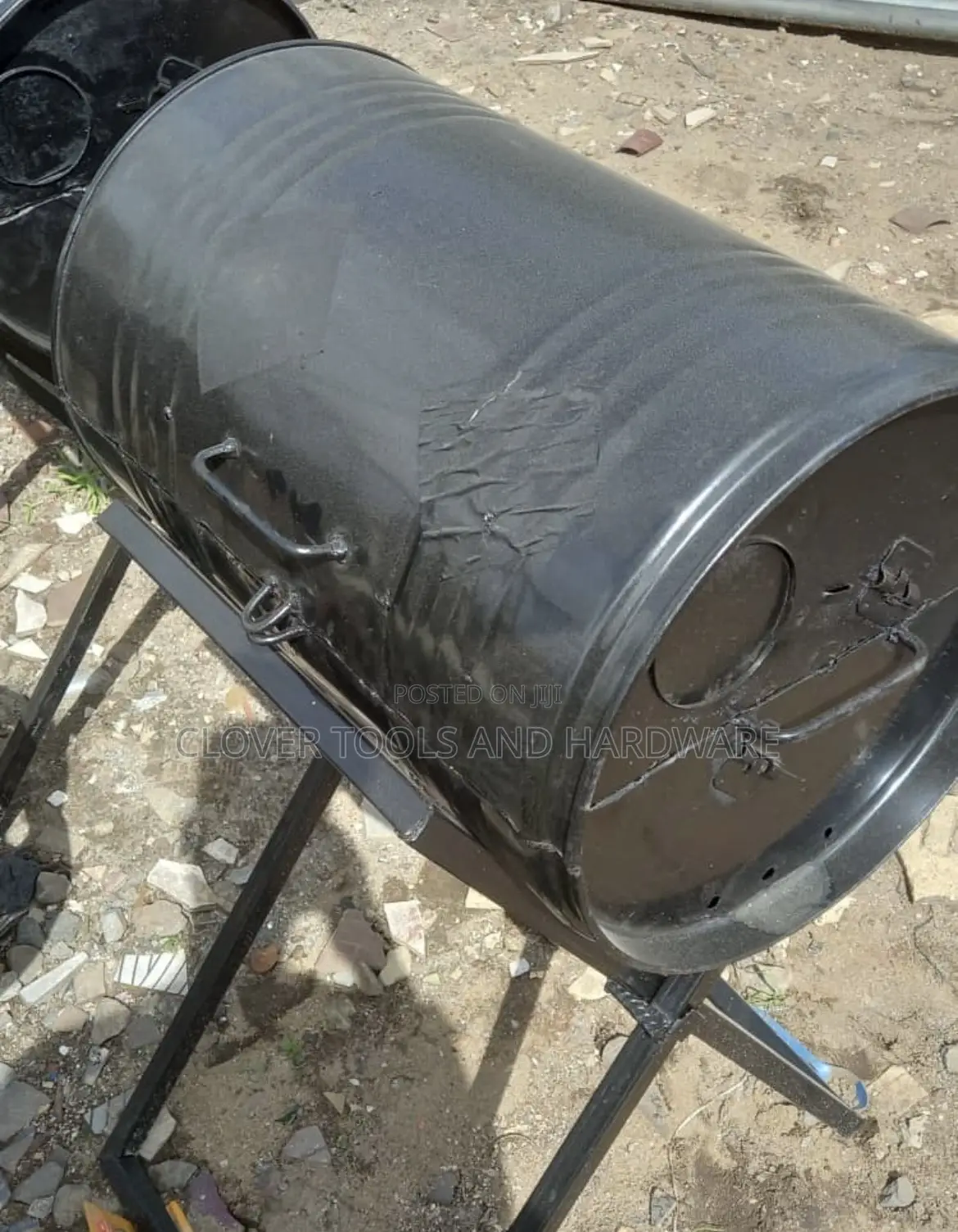 Custom-Made Charcoal Barbecue Grill or Smoker