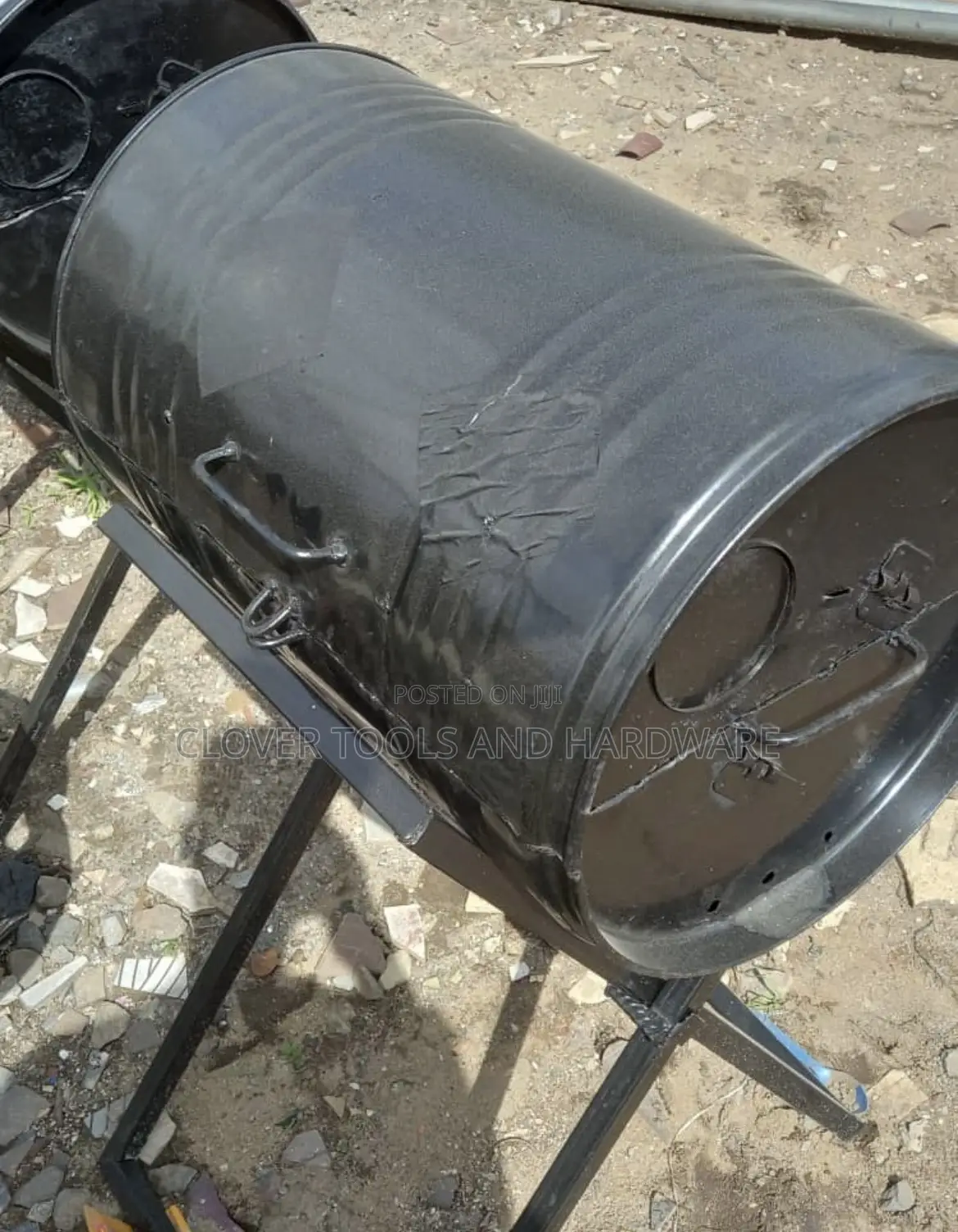 Custom-Made Charcoal Barbecue Grill or Smoker