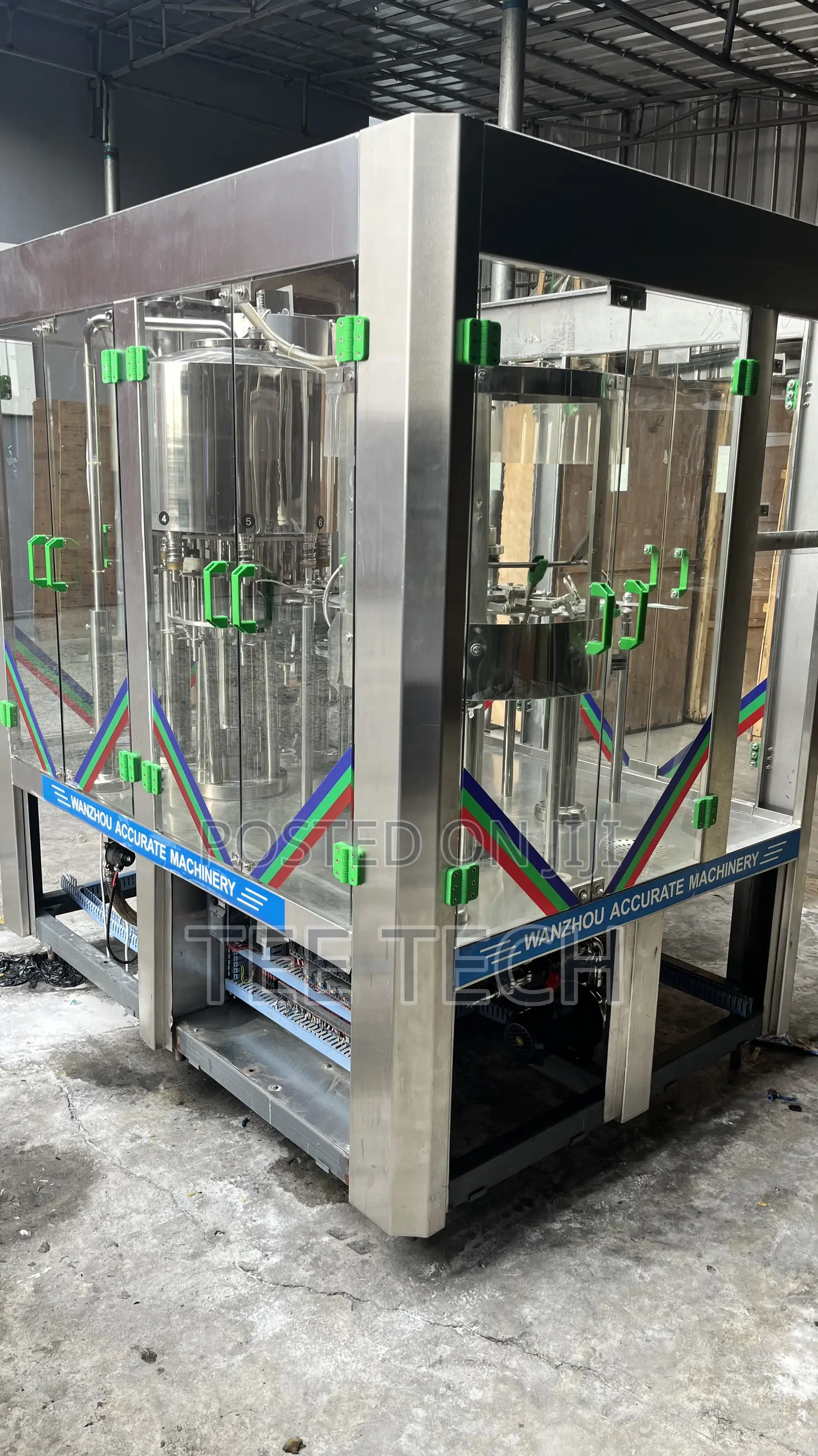 8-8-3 Monoblock Washing Filling and Capping Bottle Water Machine