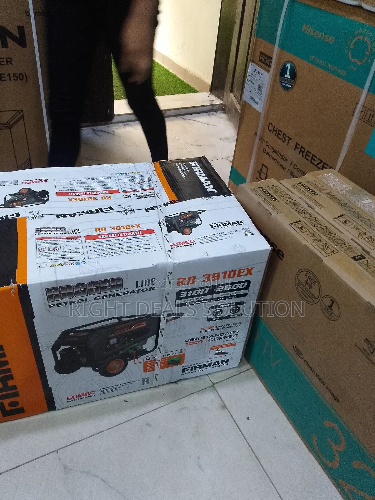 Powerful Firman 3.1kva Key Start Generator Rd3910ex – Low Noise