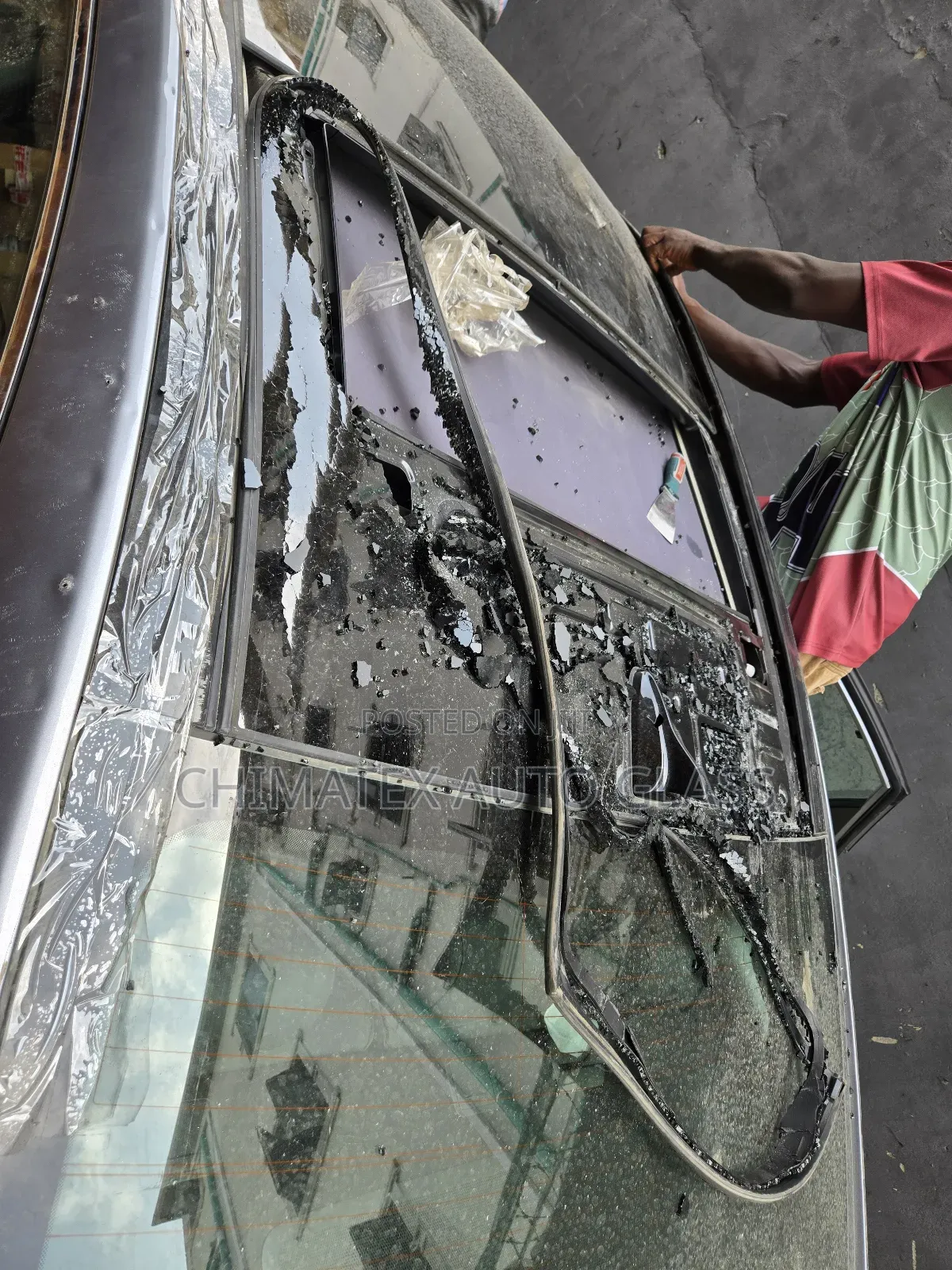 Hyundai Sonata 2016 Back Last Roof Glass Available