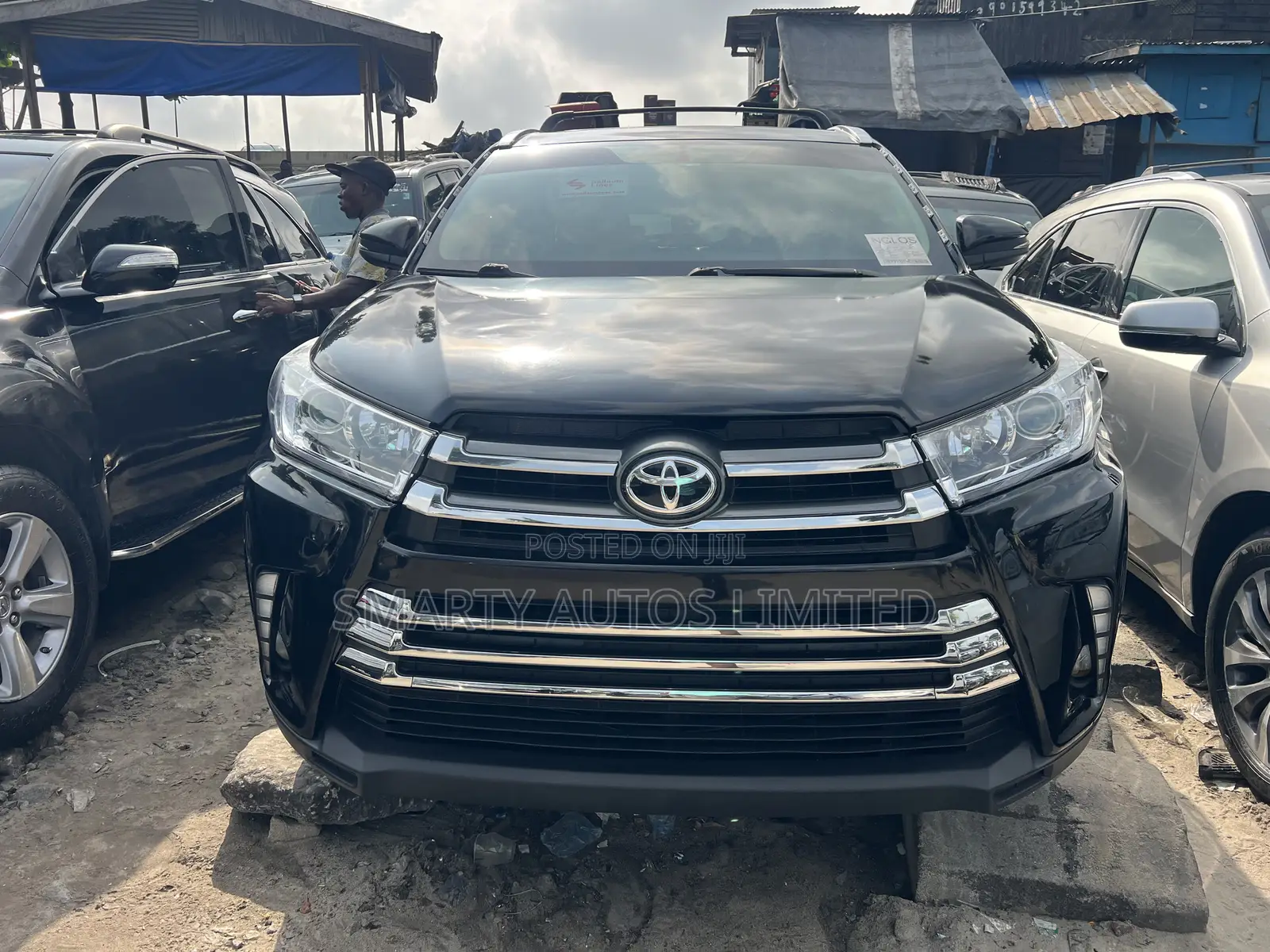 Toyota Highlander Limited Platinum V6 4x4 (3.5L 6cyl 6A) 2016 Black