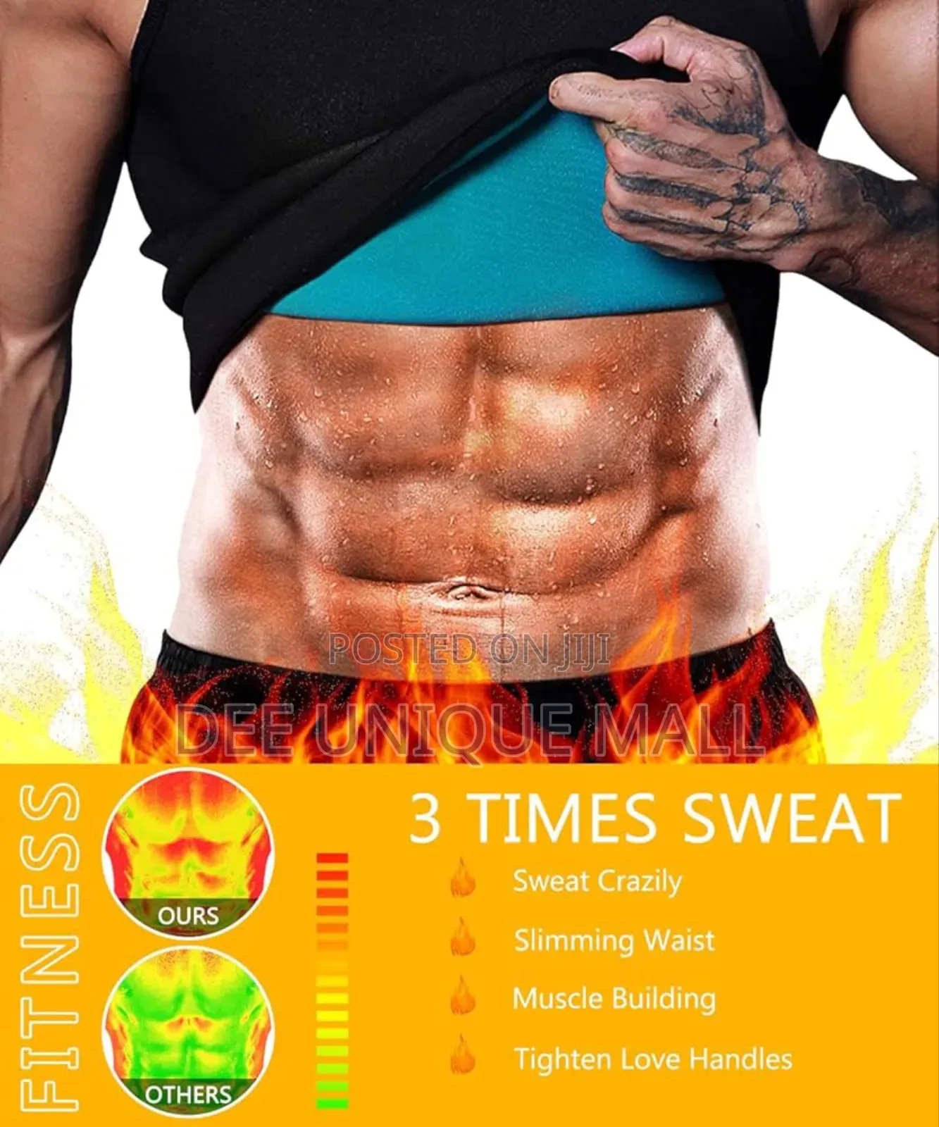 Unisex Neoprene Compression Sauna Vest,Sweat Tank Top Body Shaper