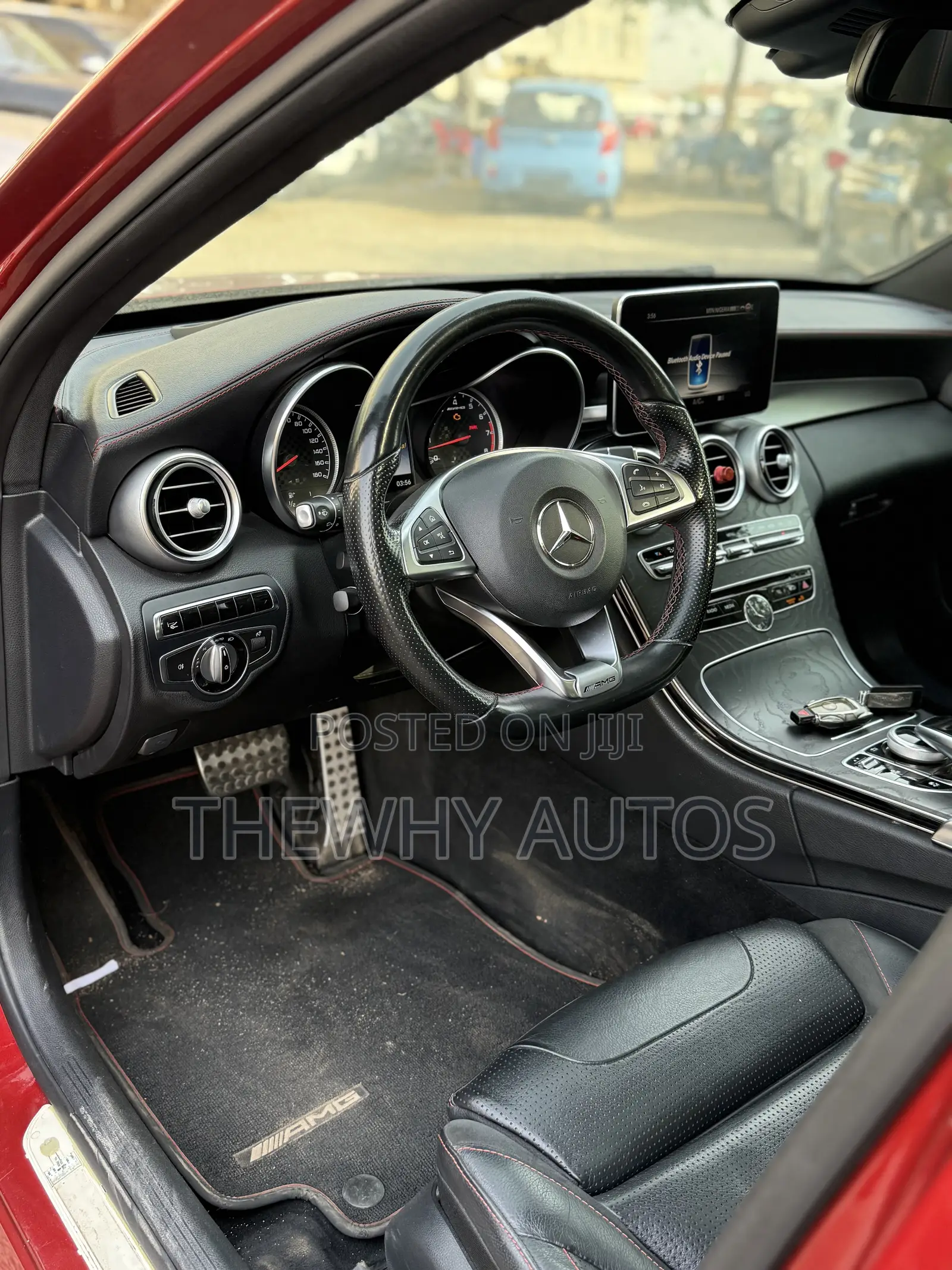 Mercedes-Benz C43 4Matic Cabriolet AWD (3.0L V6 9AM) 2017 Burgundy