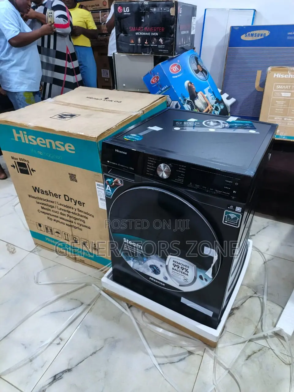 12kg Washer 8kg Dryer Hisense Wm 5s1245bb-Wd Setup