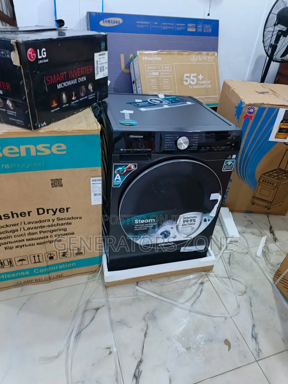 Hisense Laundry Appliance Wm 5s1245bb-Wd 12/8kg Spec