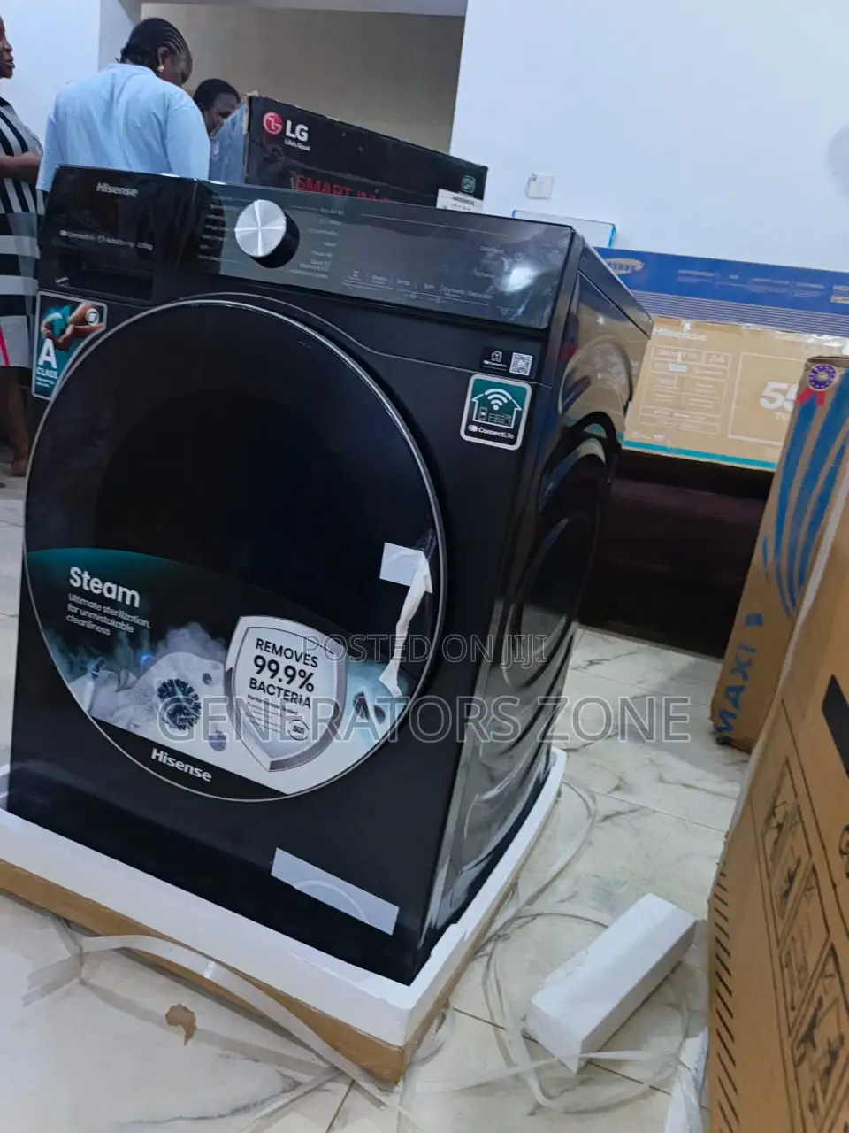 Hisense Wm 5s1245bb-Wd Combo Unit Supporting Large Loads