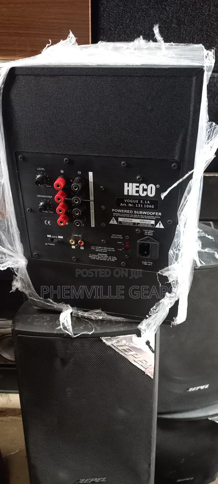 Uk Used Heco Powered Subwoofer