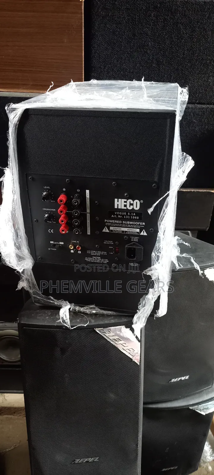 Uk Used Heco Powered Subwoofer