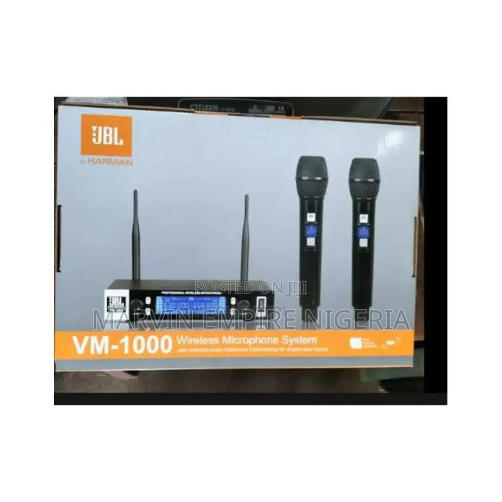 JBL Vm- 1000 Professional Uhf Dual Wireless Microphone System