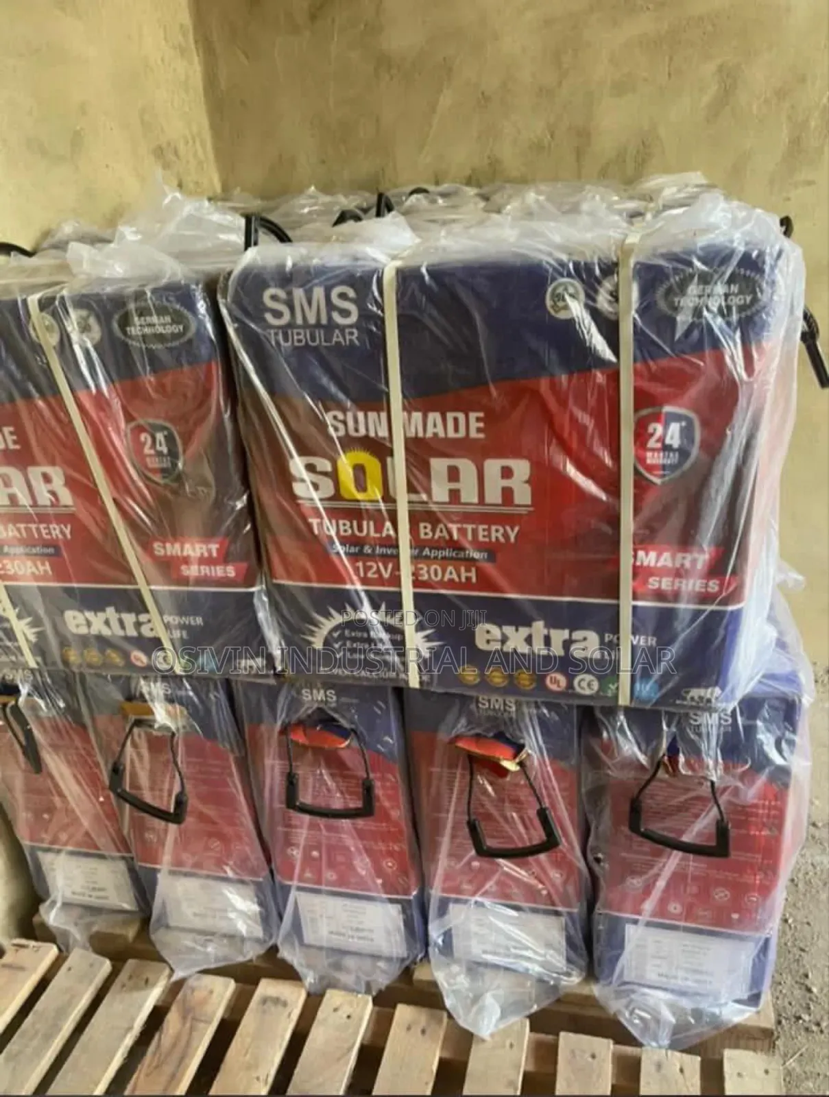 230a 12v SMS Tubular Battery