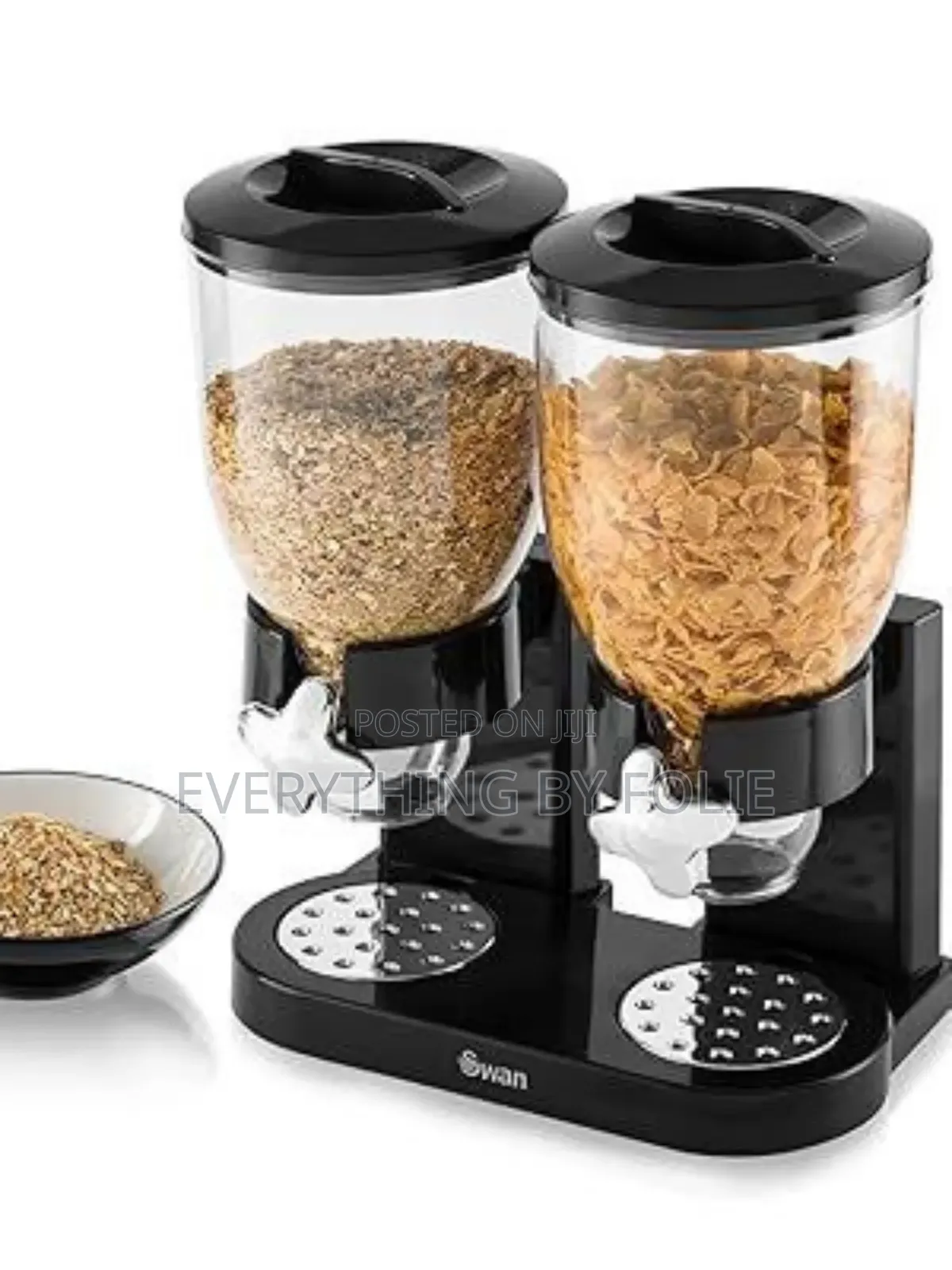 Double Cereal Storage Dispenser