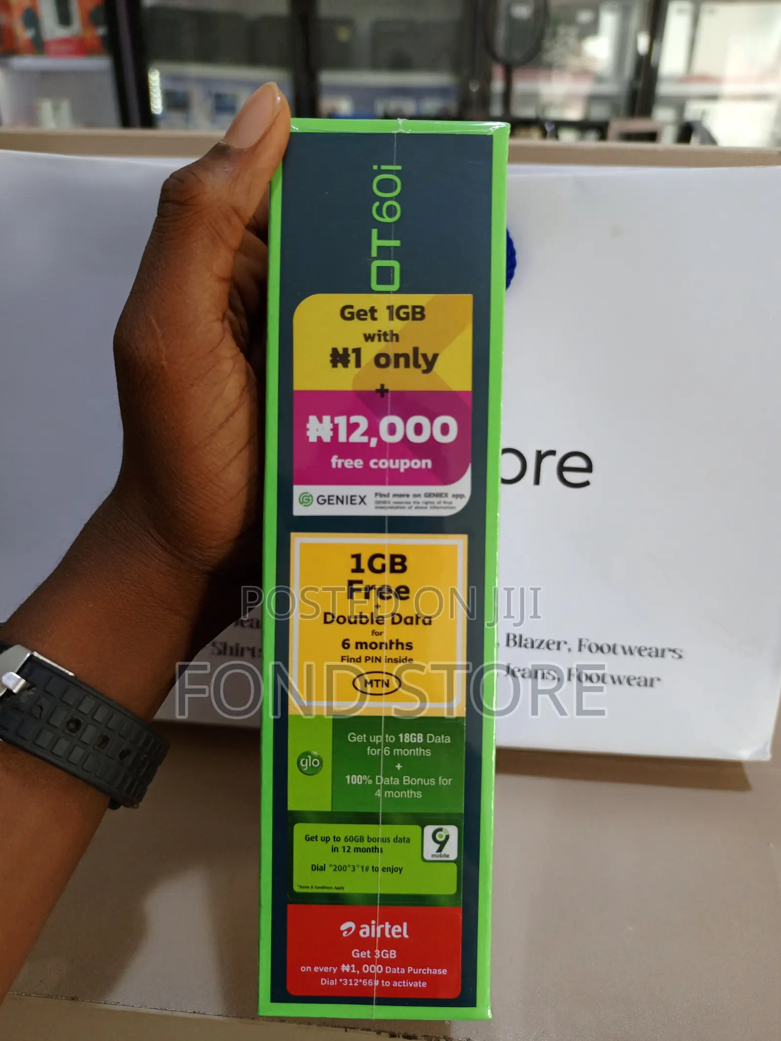 New Infinix Hot 60i 128 GB Black