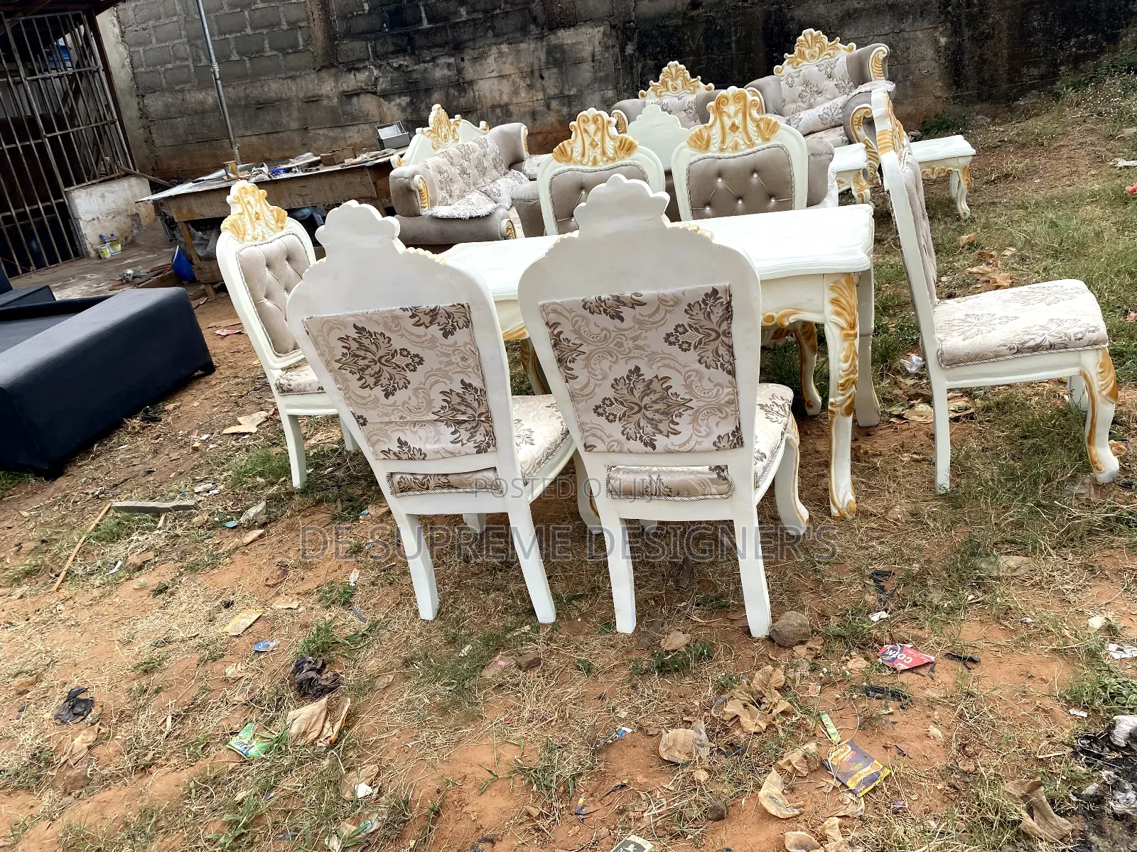 Set of Antique Dining Table