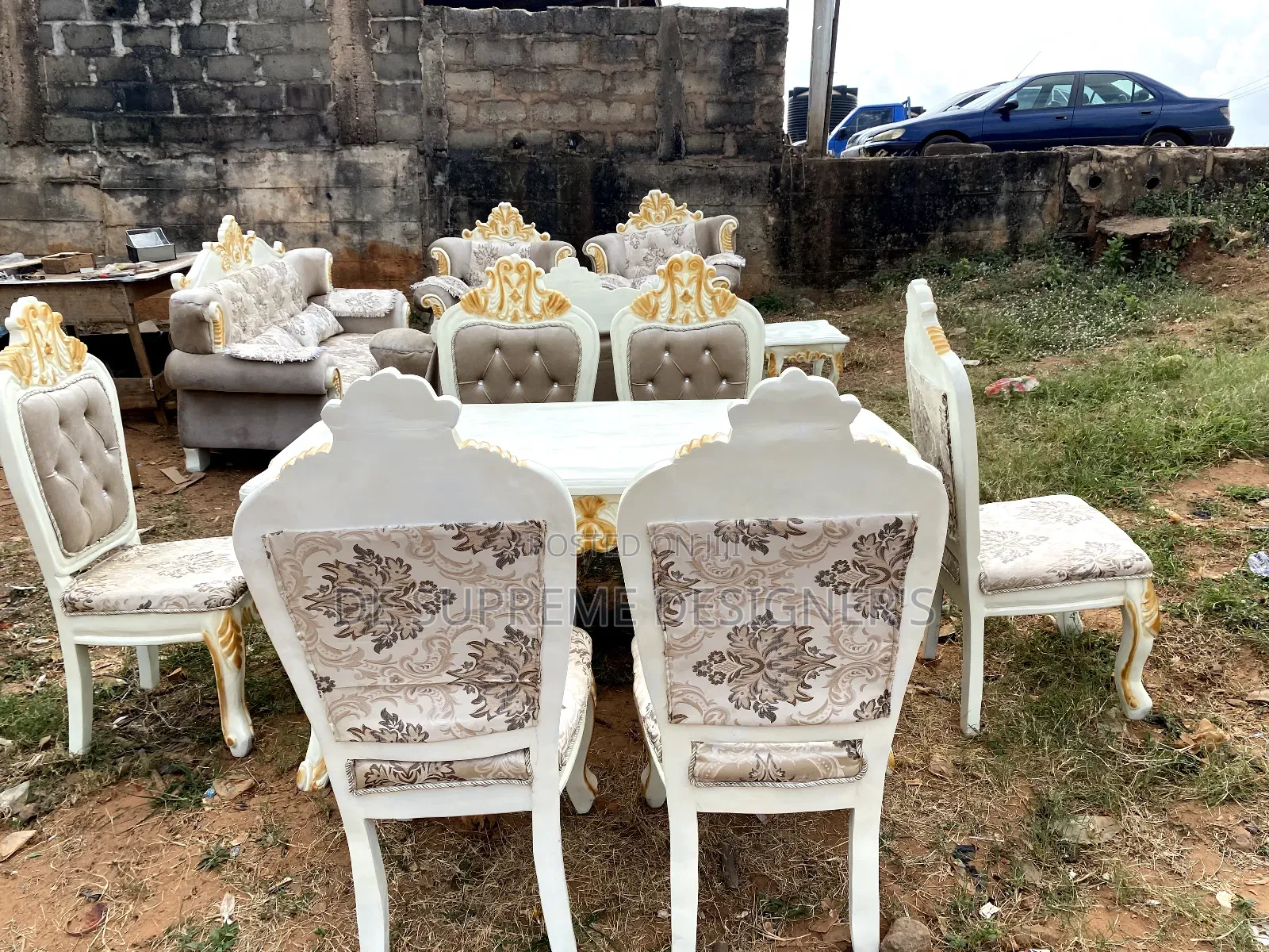 Set of Antique Dining Table