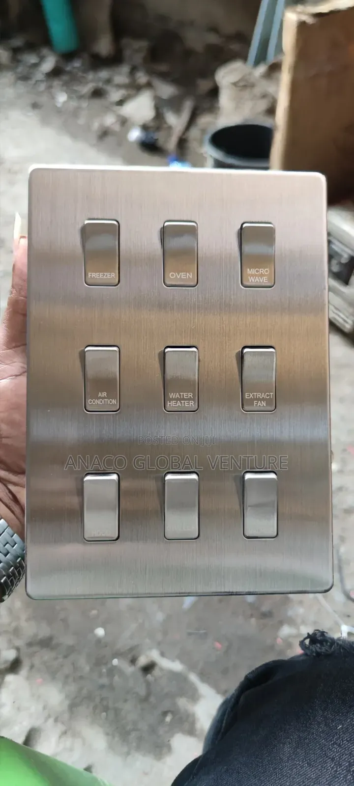 Grid Industrial Switch Silver Colour
