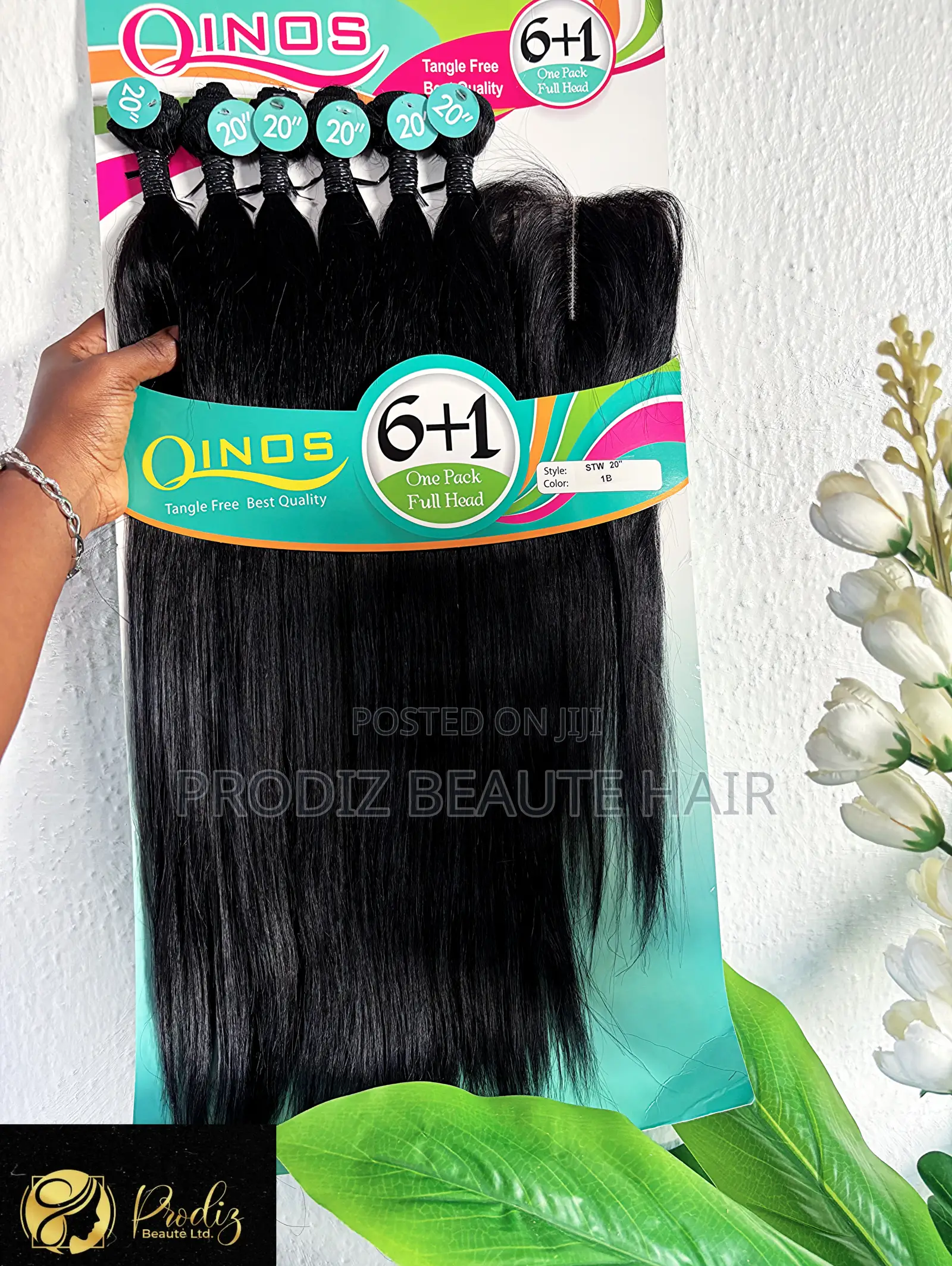 Quinos Straight Sleek Hair for Ponytails/ Sewins