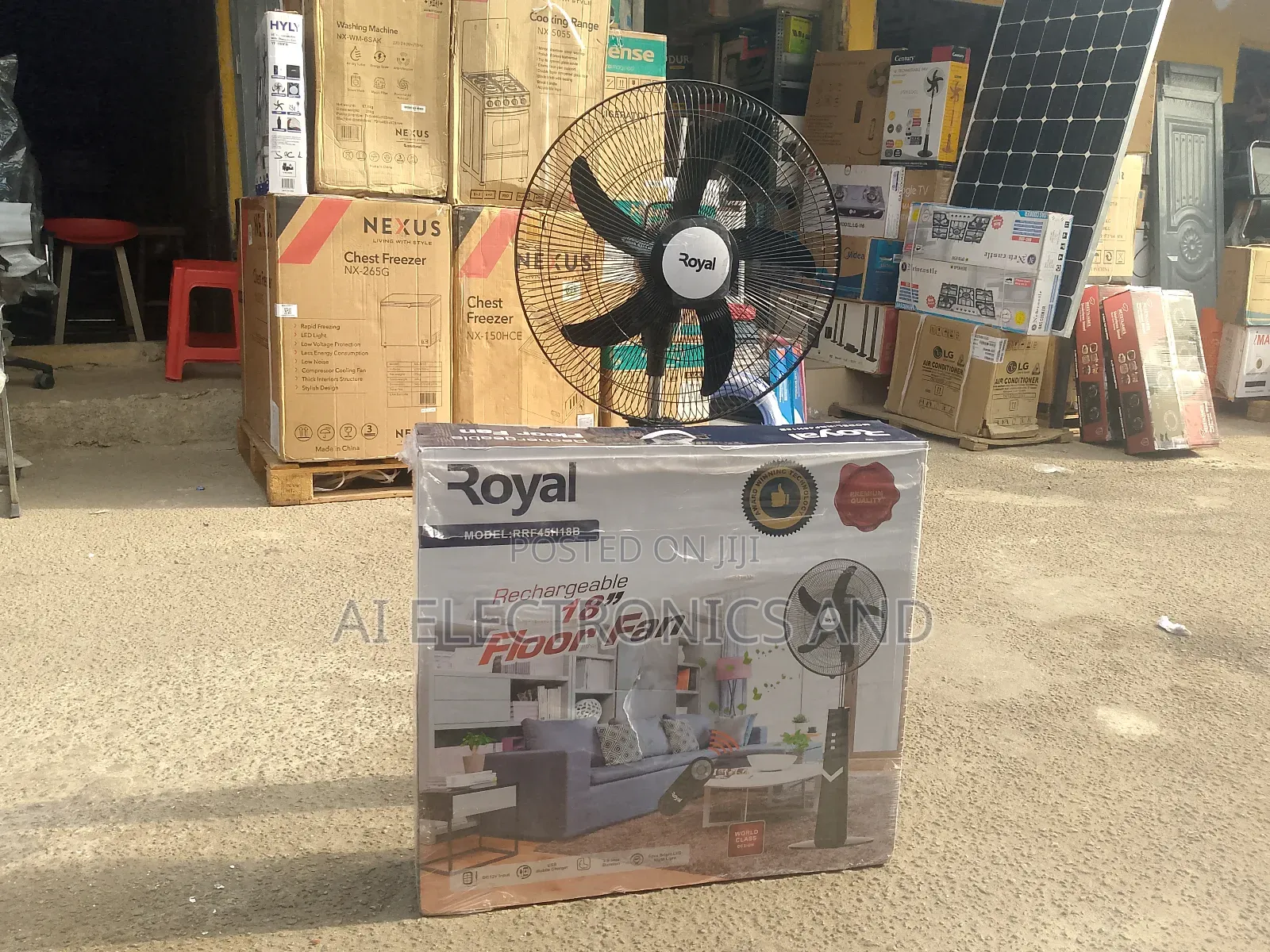 Royal Rechargeable Fan 18inches