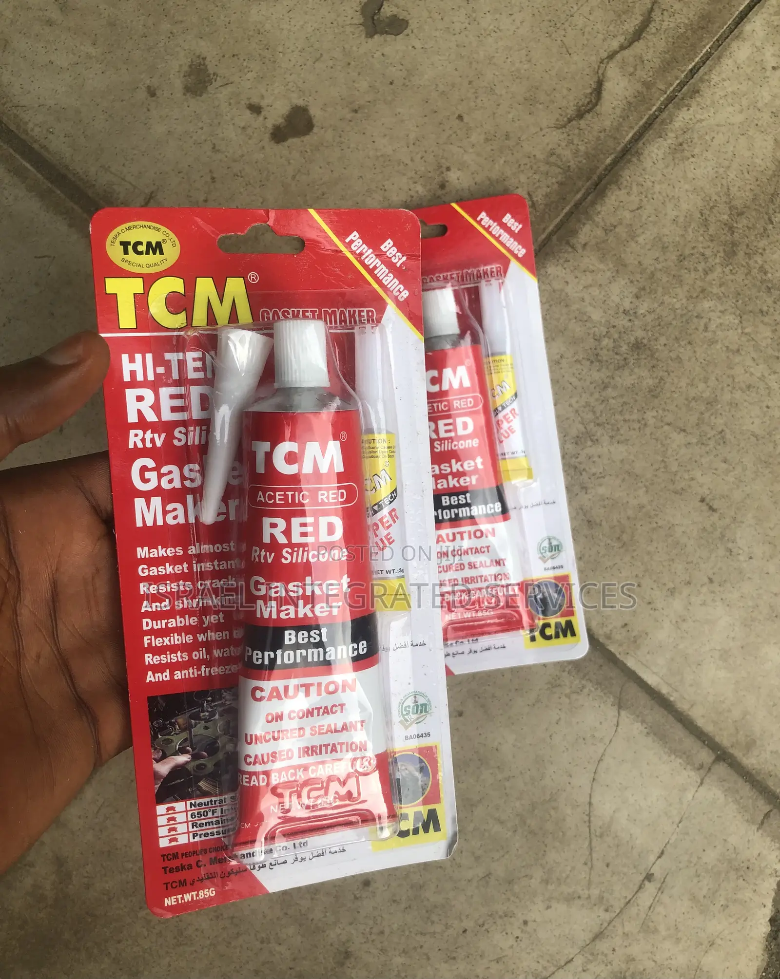 Gasket Maker Red RTV Silicone