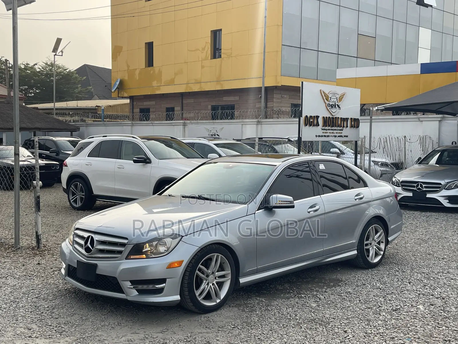 Mercedes-Benz C300 Sport 4Matic Sedan AWD (3.5L 6cyl 7A) 2013 Silver