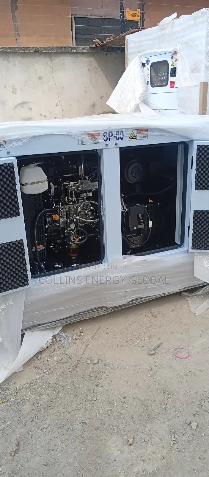 Brand New 80kva Uk Perkins Soundproof Copper Coil Generator