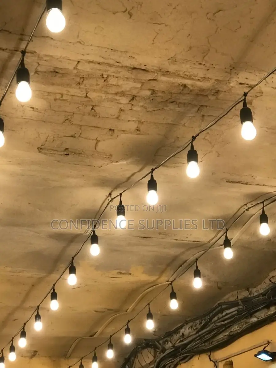 Unique String Light Lampholder 10meter 20lampholder Complete With Bulb