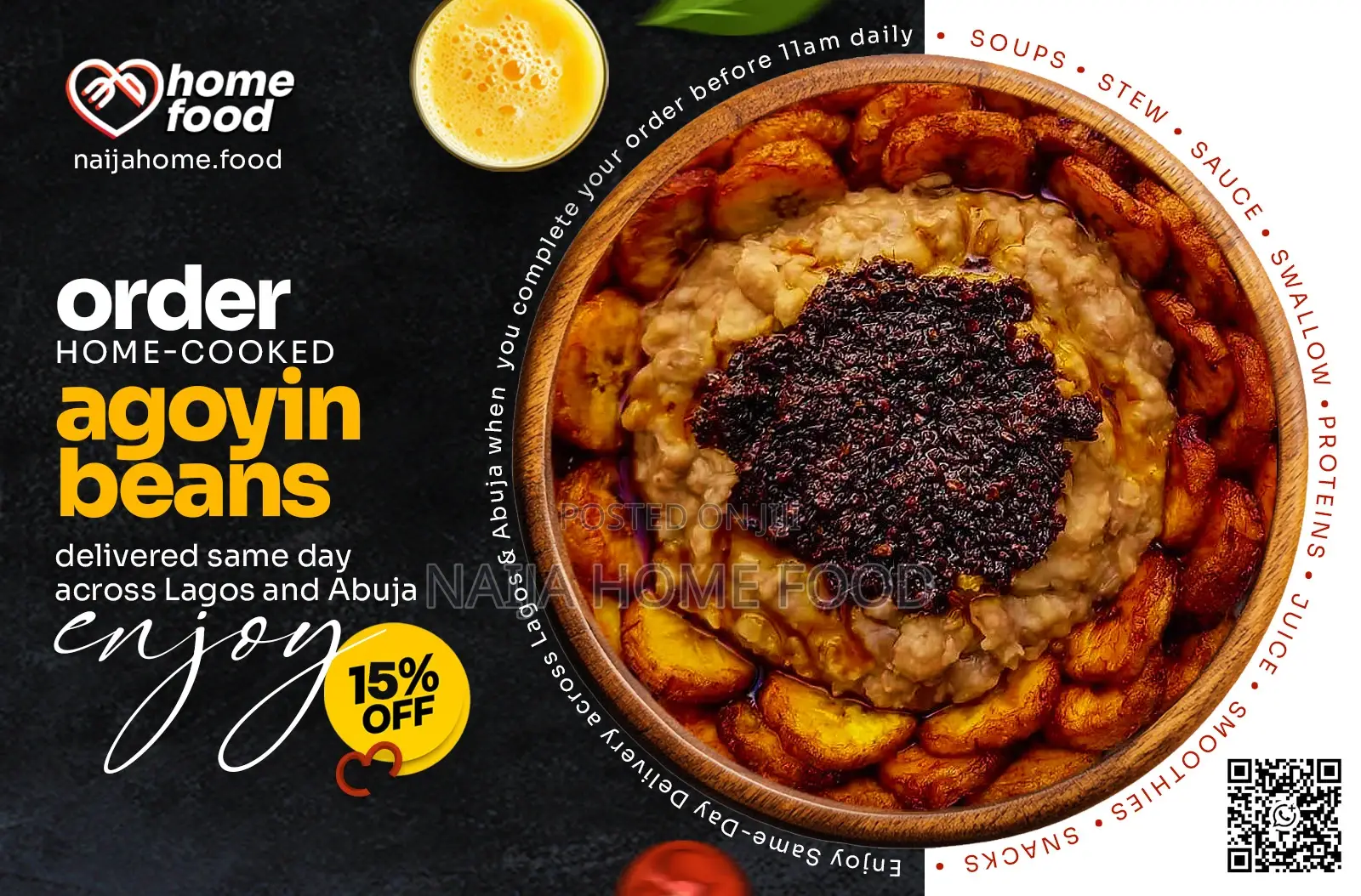 Order Agoyin Beans Pottage From Naija Home Food Across Abuja Lagos