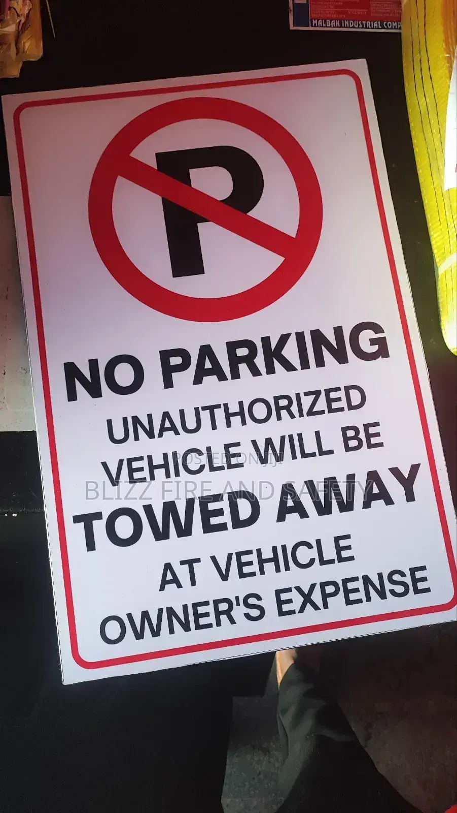 No Parking Signage