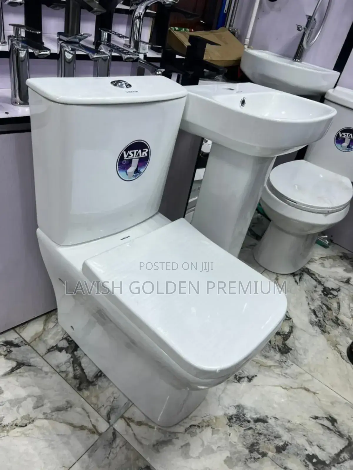 Vstar Toilet Seat With Basin