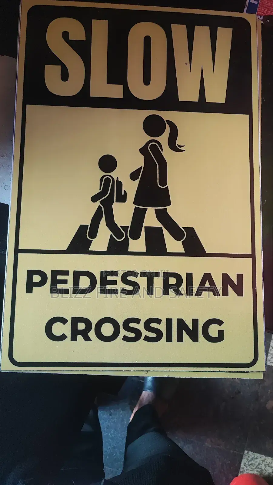 Pedestrian Crossing Signage