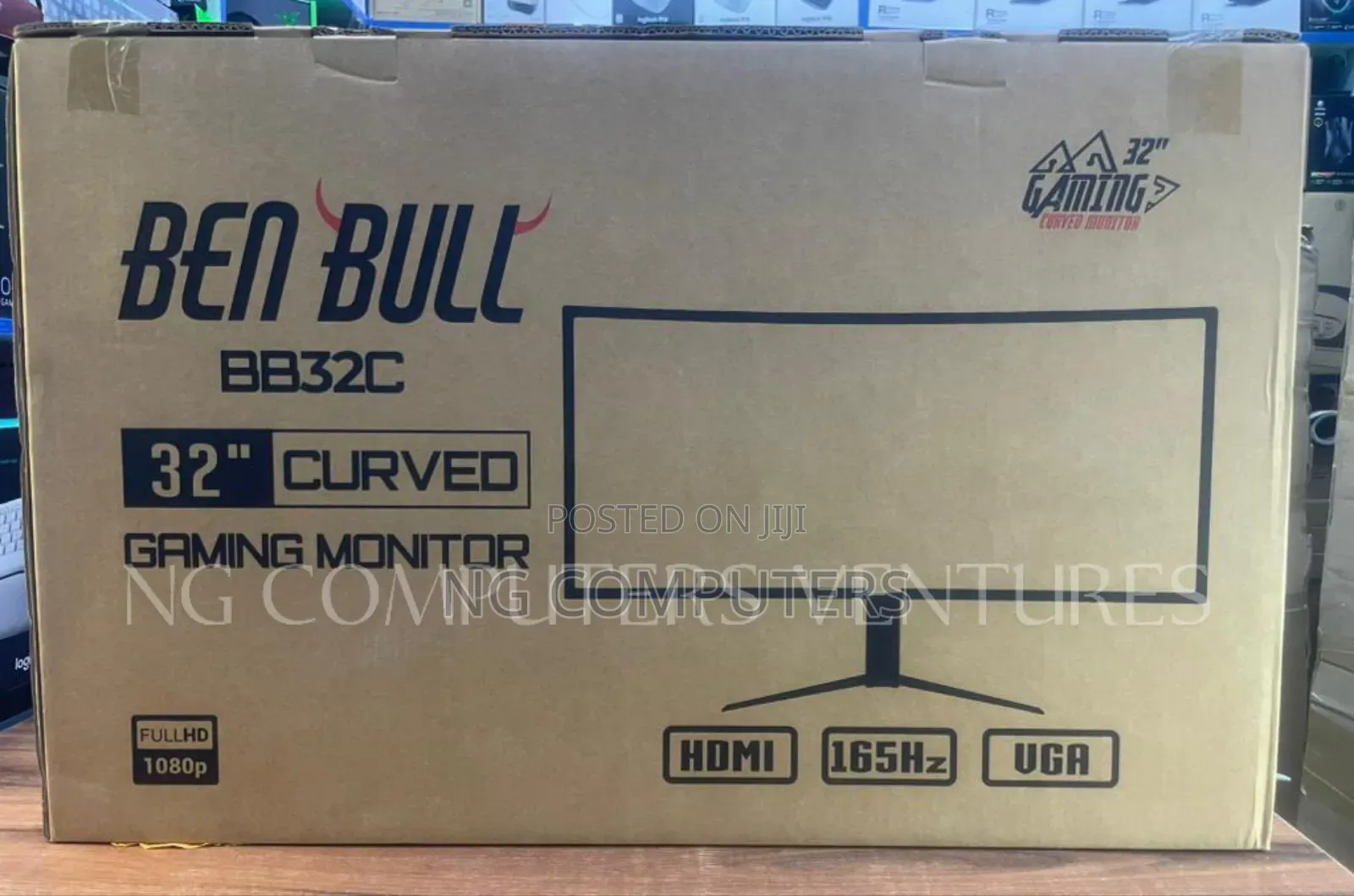 Ben Bull Bb32c Curved Gaming Monitor 32"
