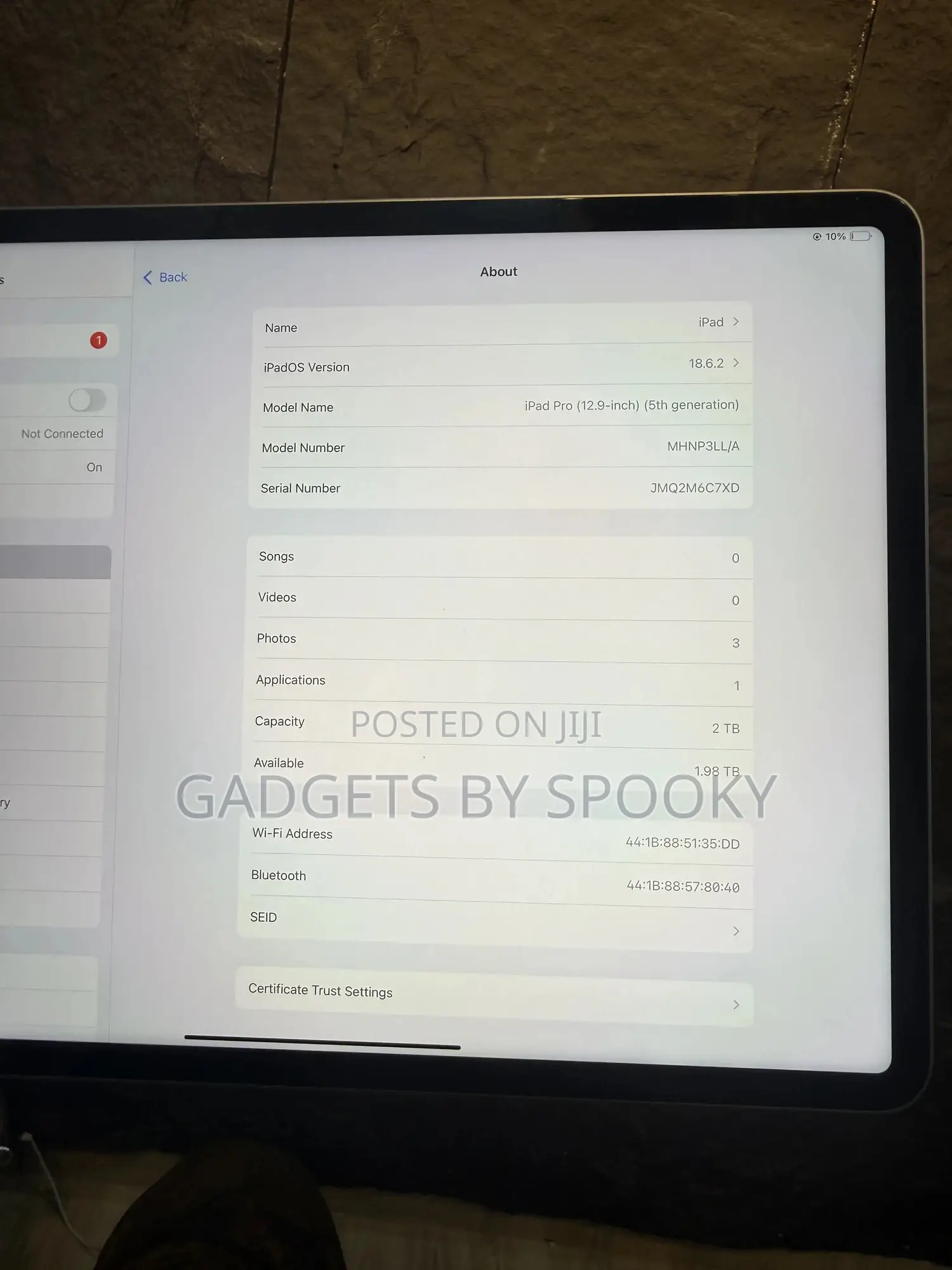 Apple iPad Pro 12.9 (2021) 2 TB Gray
