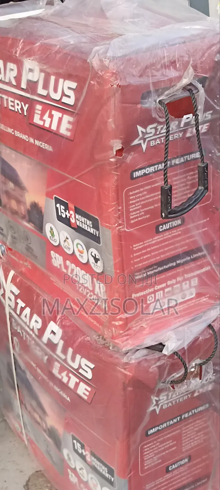 220ah Starplus Tubular Battery
