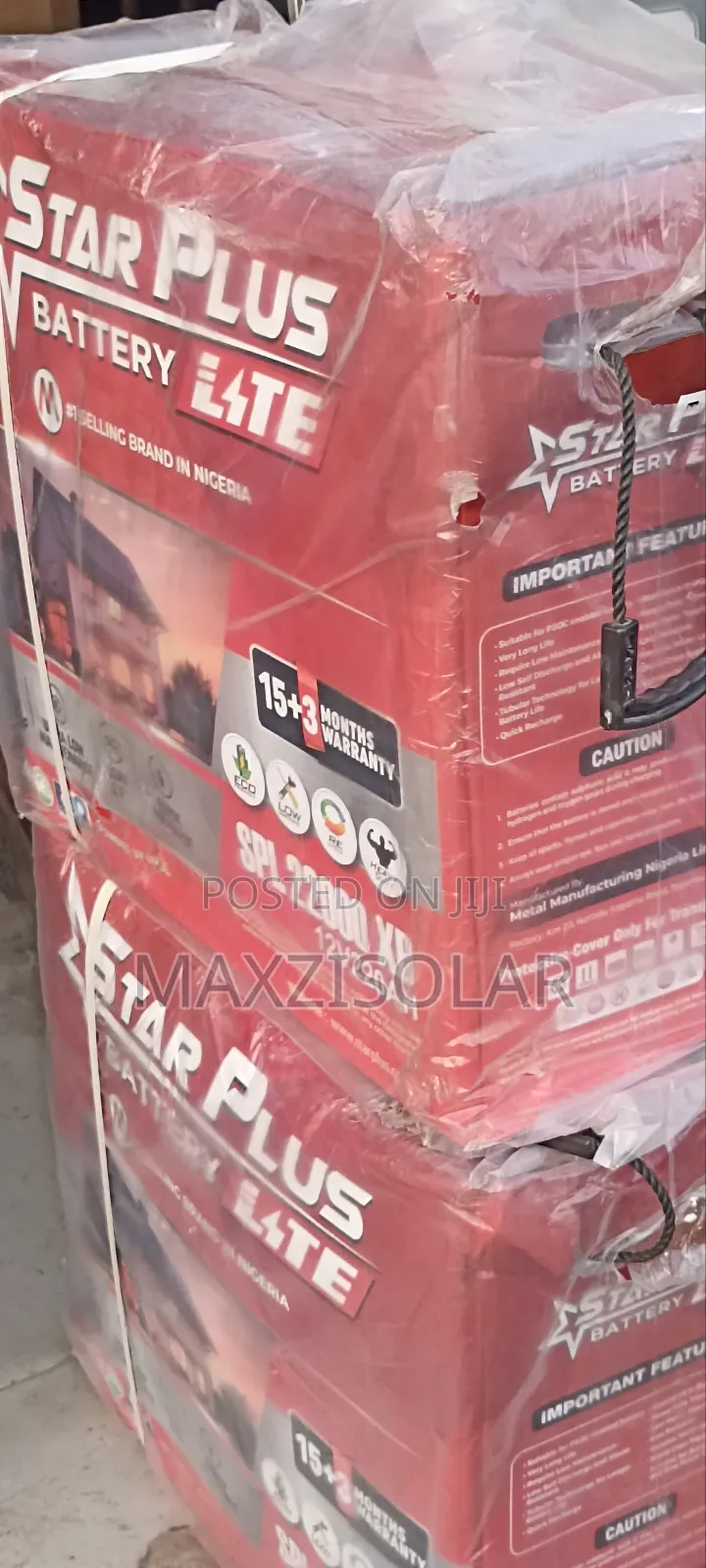 220ah Starplus Tubular Battery