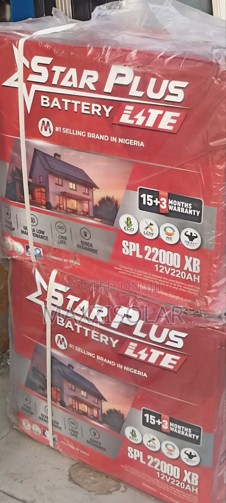 220ah Starplus Tubular Battery