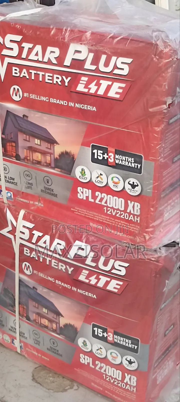 220ah Starplus Tubular Battery