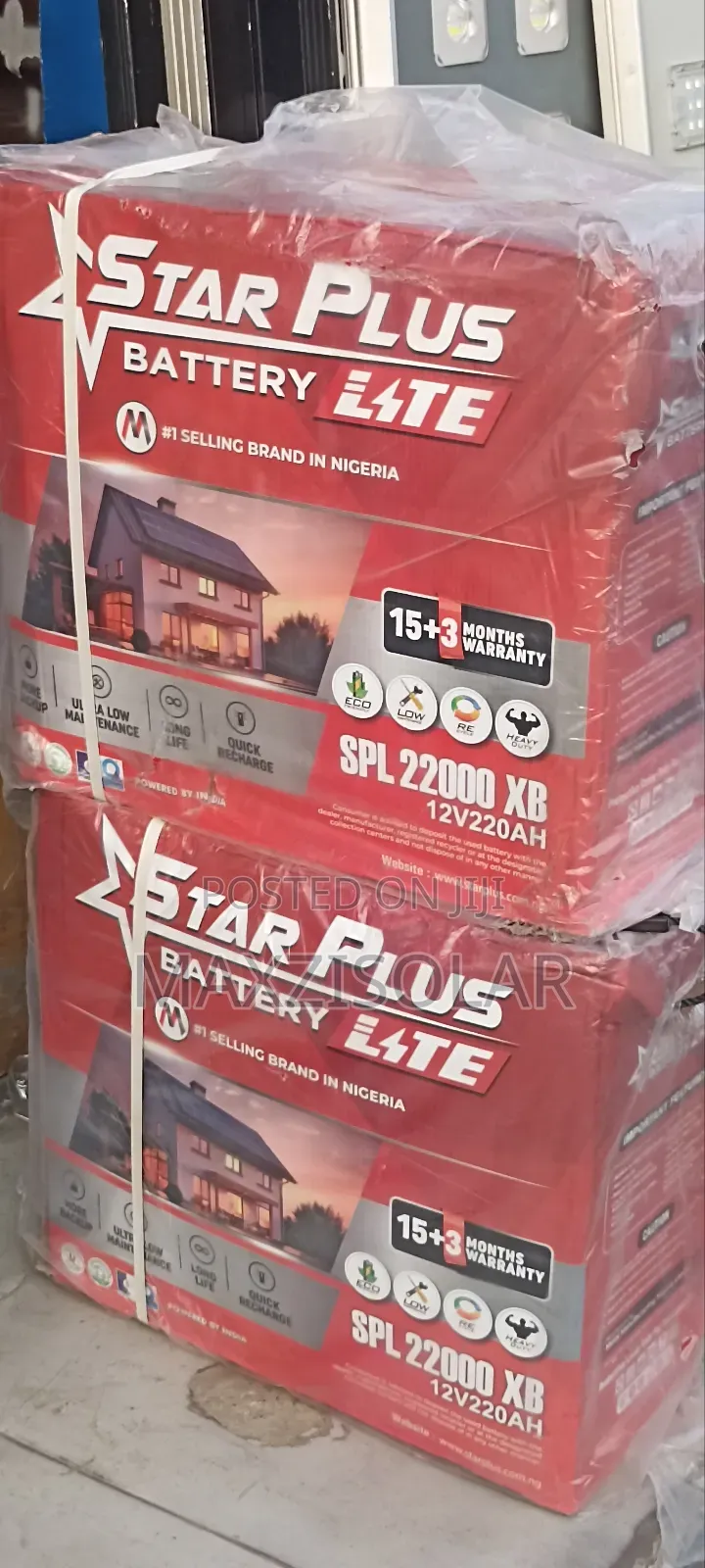 220ah Starplus Tubular Battery