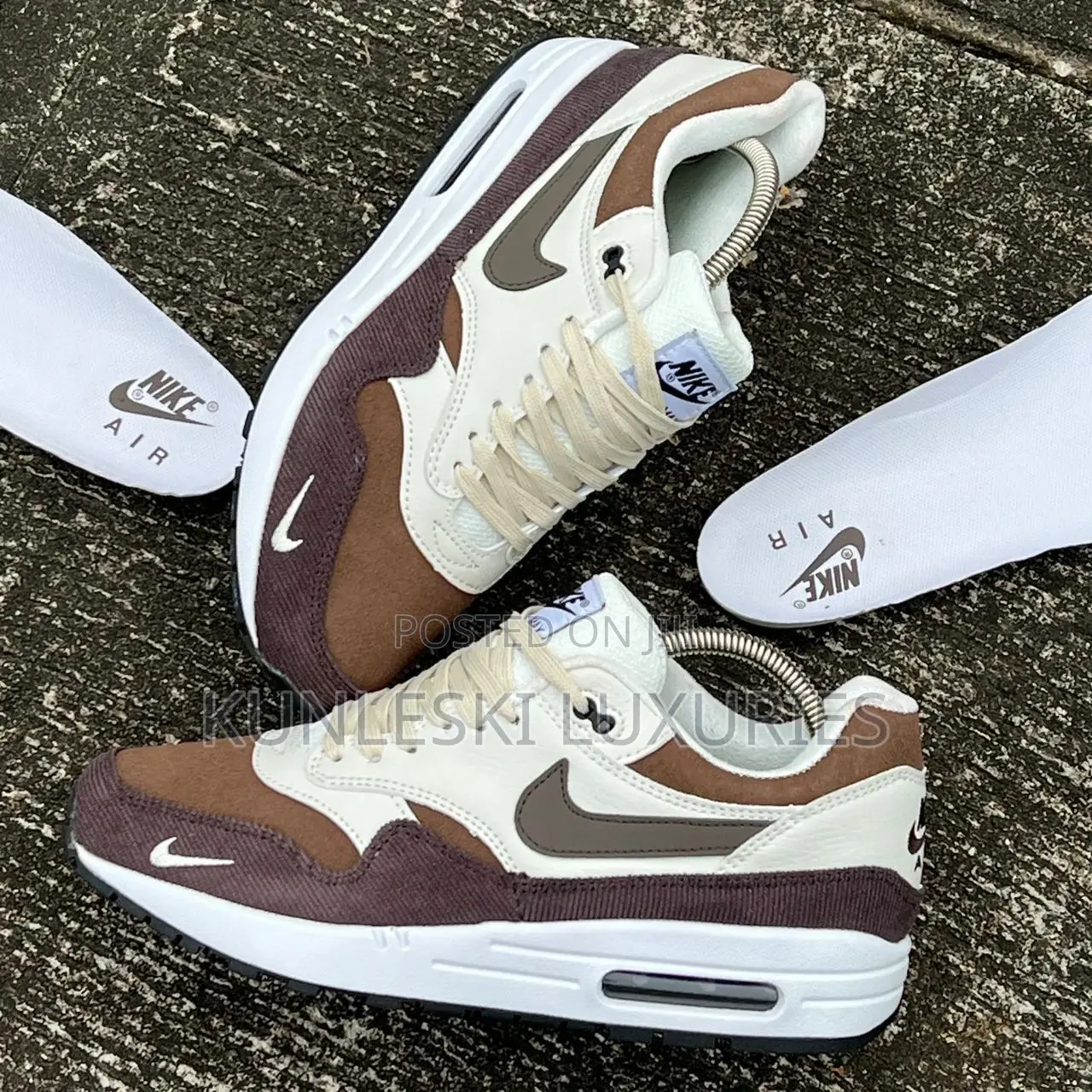 Original Nike Air Max 1 Brown Sneakers