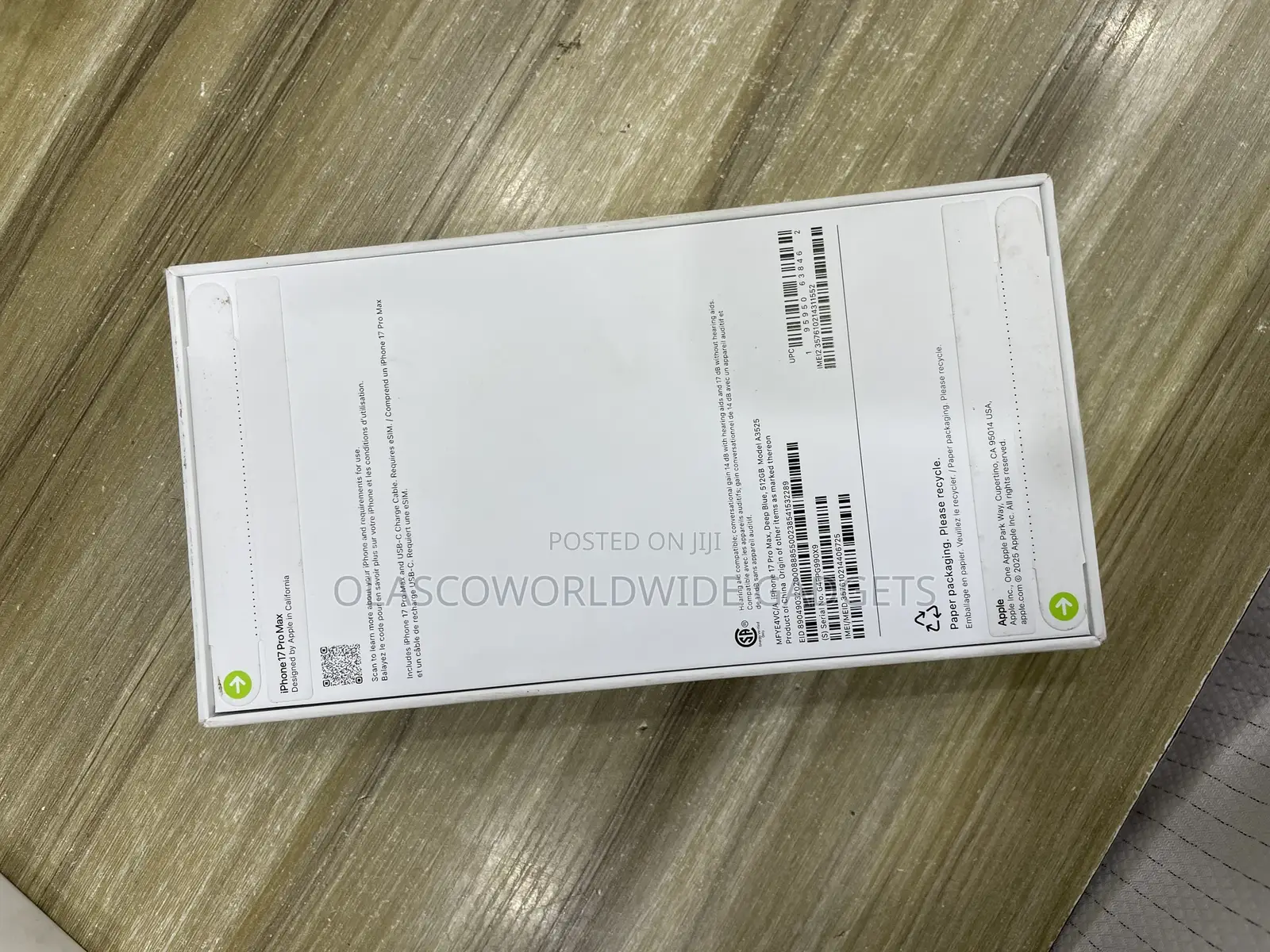 New Apple iPhone 17 Pro Max 512 GB Blue