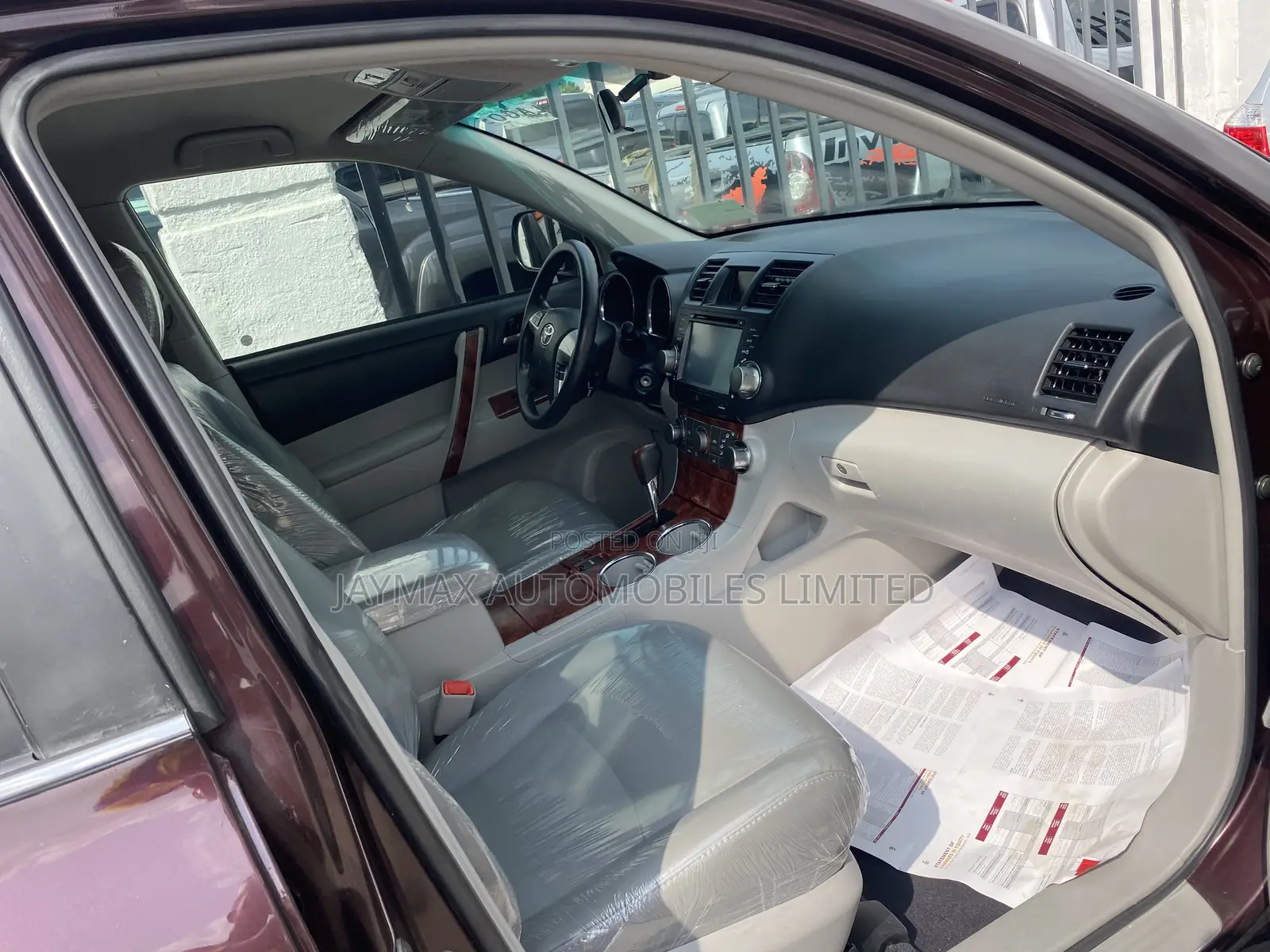 Toyota Highlander Limited 2012 Maroon