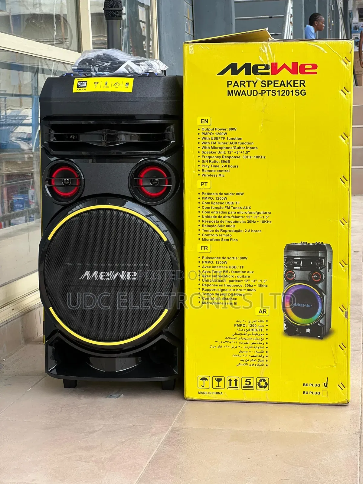 Mewe Rich Bass Party Speaker