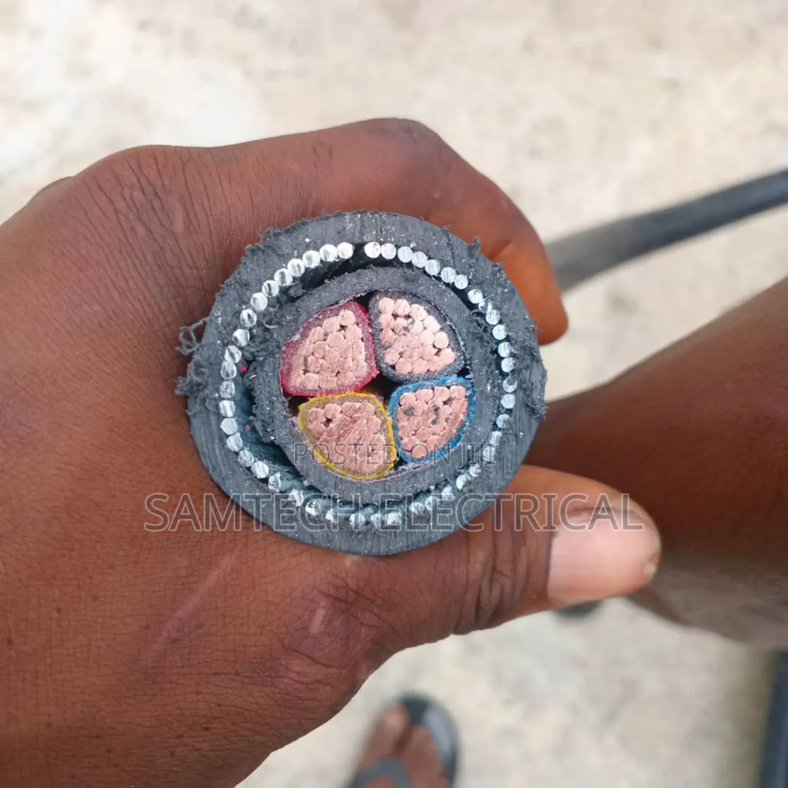 4x 70mm2 Armoured Cable Nigerchin Electric Cable Fullgage