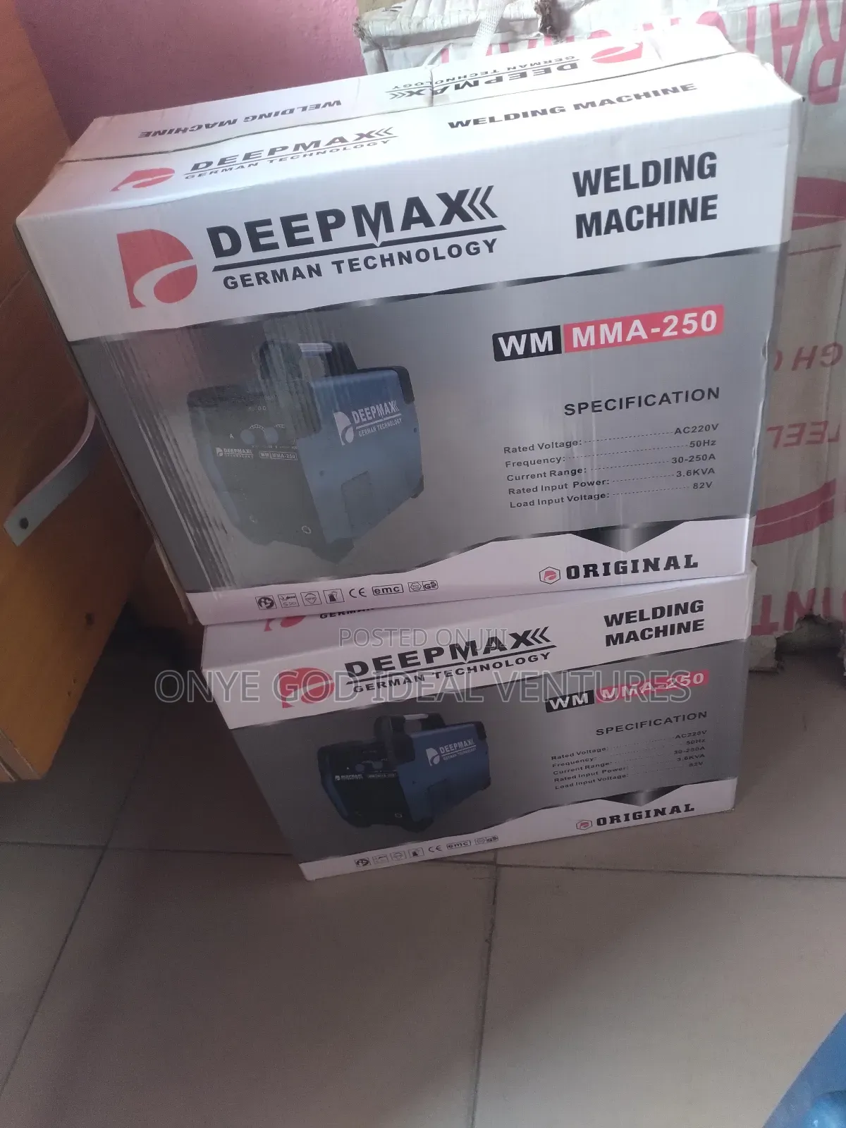 Deepmax Wm Mma-250 Welding Machine.