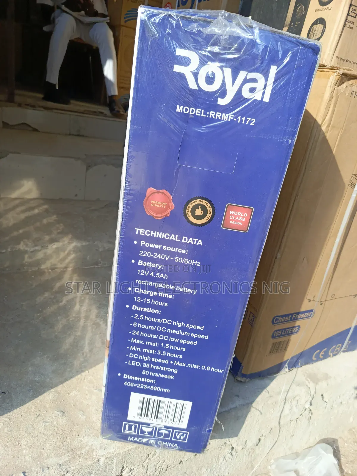 Air Coolers Royal Rechargeable