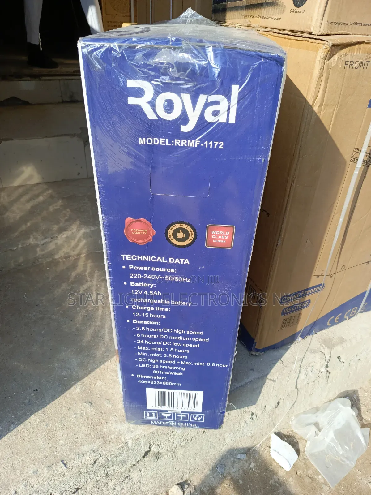 Air Coolers Royal Rechargeable